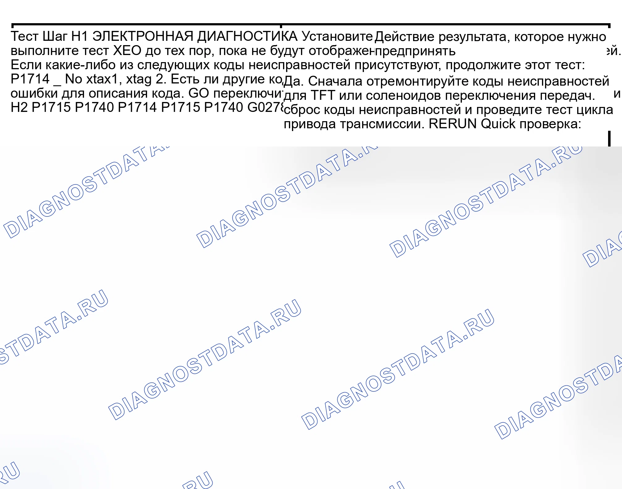Рис. 69: диагностический тест H: МЕХАНИЧЕСКИЙ ОТКАЗ СОЛЕНОИДА. Hyundai Lantra I