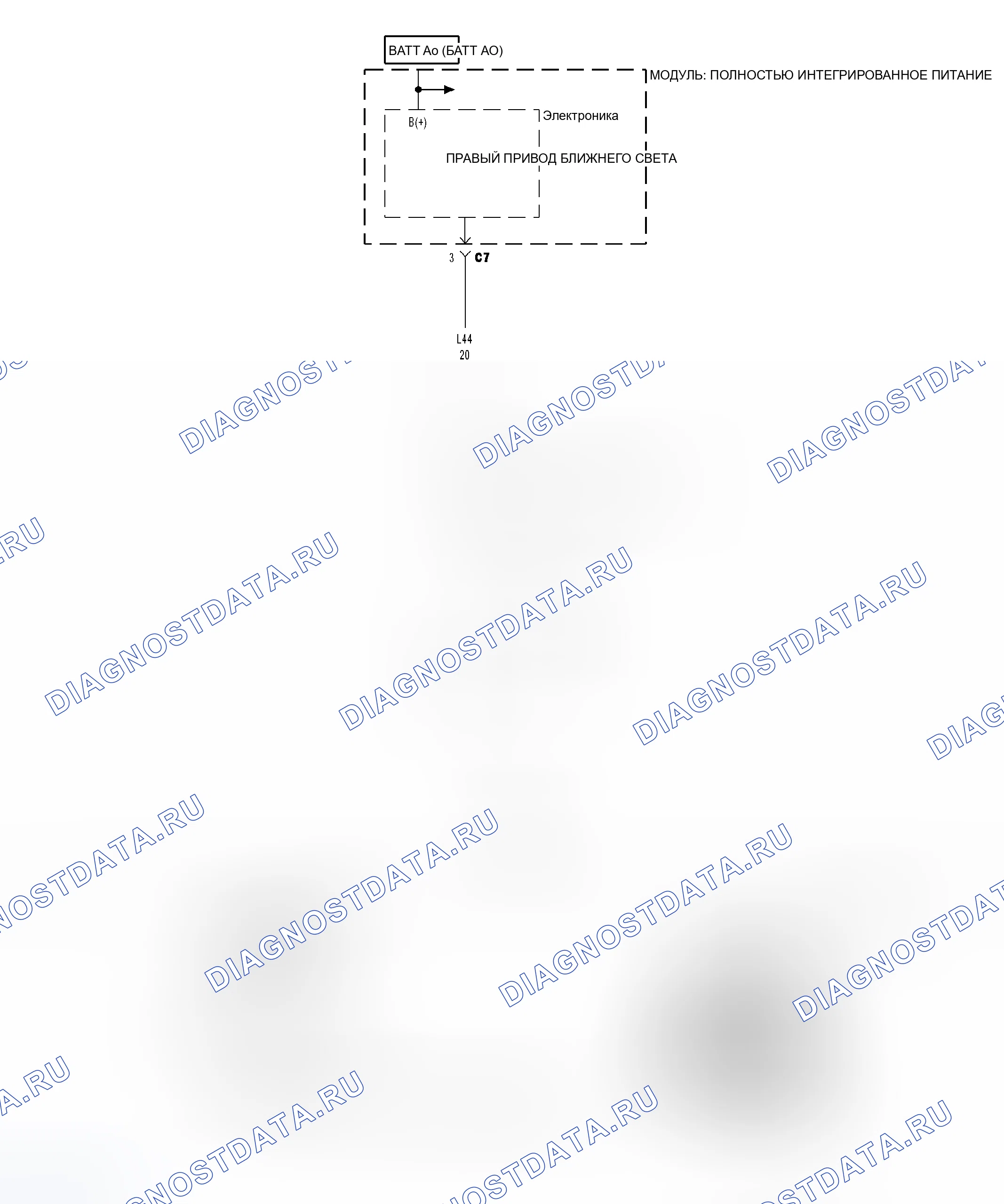 Рис. 67: Принципиальная схема. Dodge Cab & Chassis R3500 HD transition