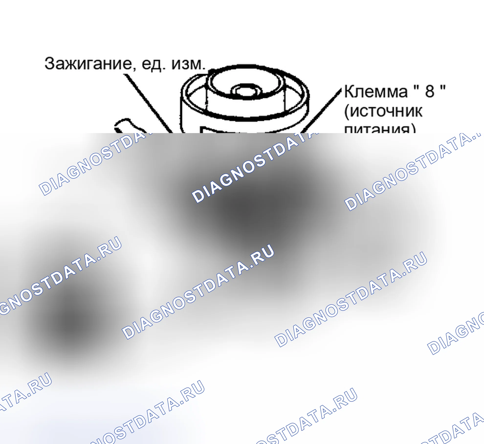 Рис. 6: Подключение вольтметра для проверки источника питания. Nissan Maxima G910