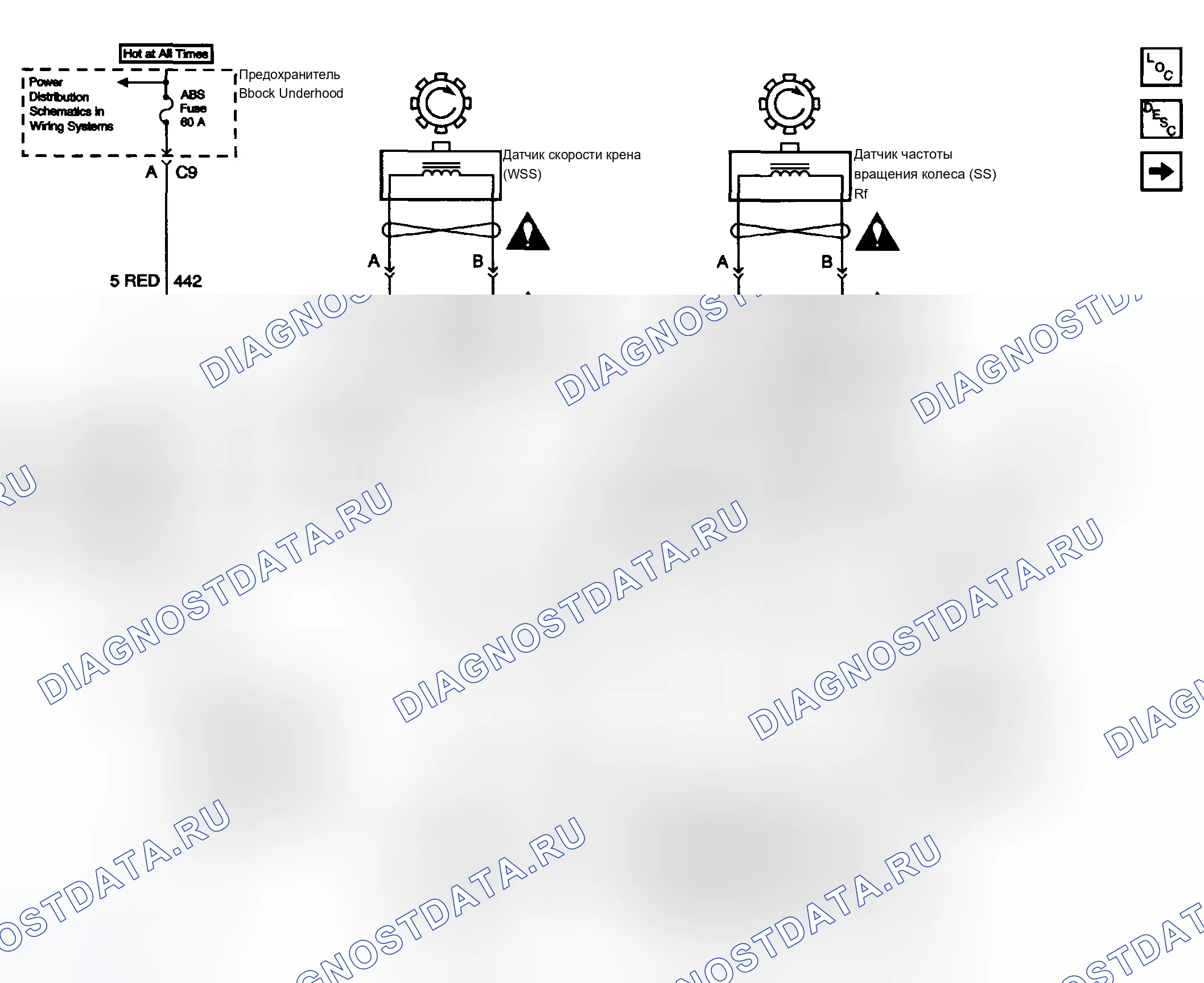 Рис. 2: Схема ABS. Chevrolet Silverado 1500 HD 