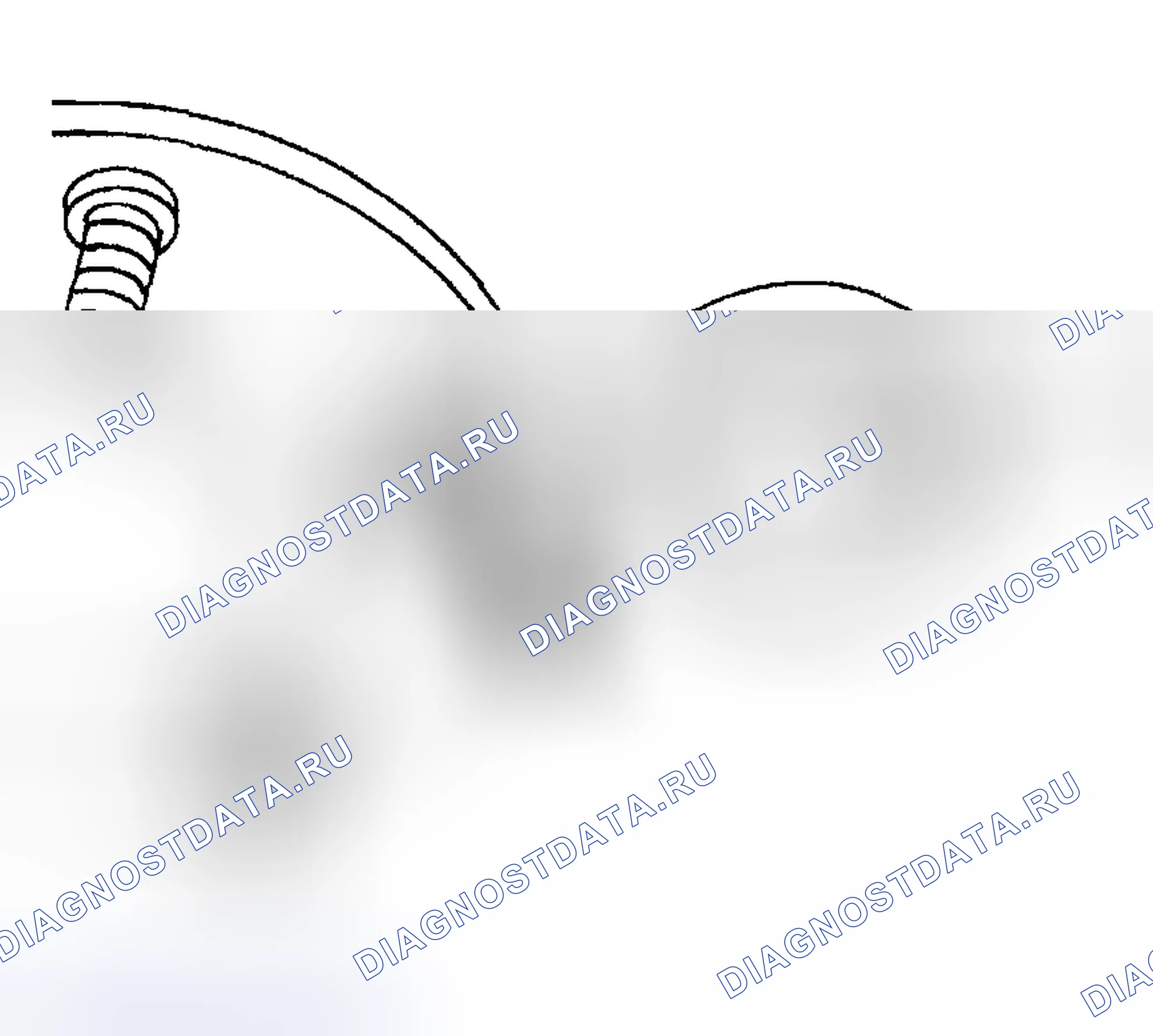 Рис. 179: Круговое биение болта ступицы колеса или фланца оси. Mazda Flair II