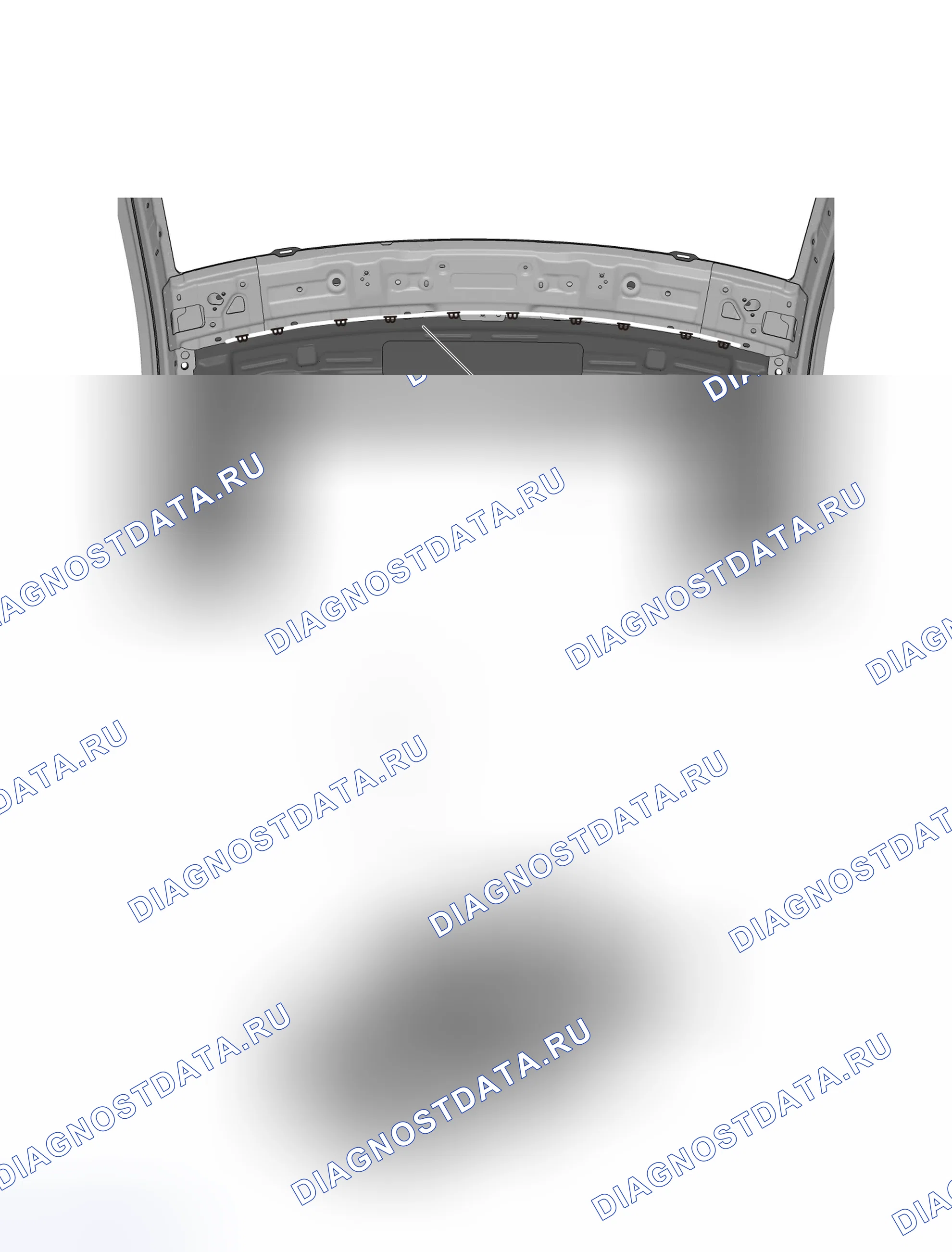 Узел верхней крышки — Haval F7X. Haval F7x I