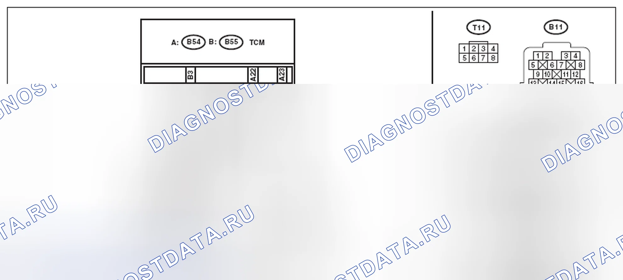 Рис. 779: электросхема. Subaru Legacy BM/BR рестайлинг