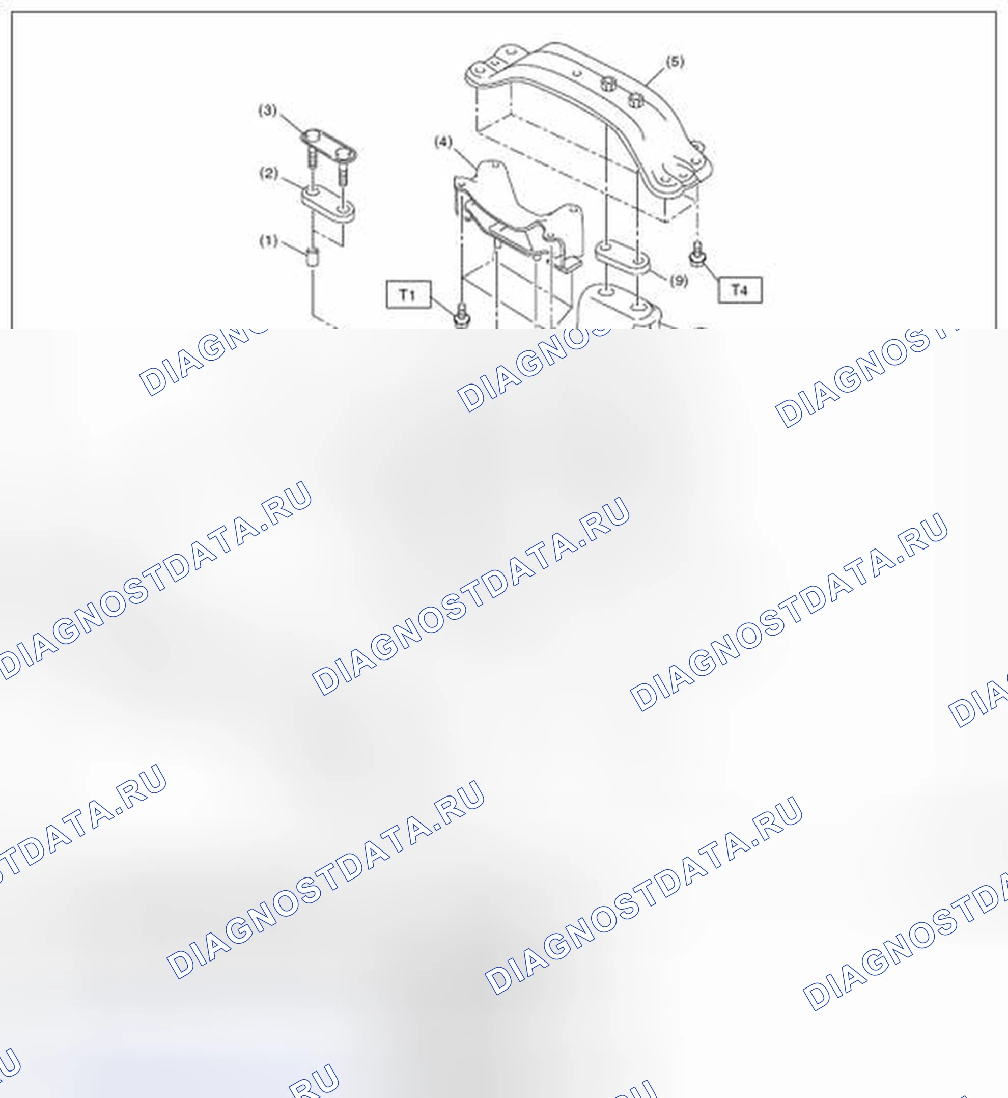 Рис. 28: МОНТАЖ КОРОБКИ ПЕРЕДАЧ. Subaru Legacy BM/BR рестайлинг