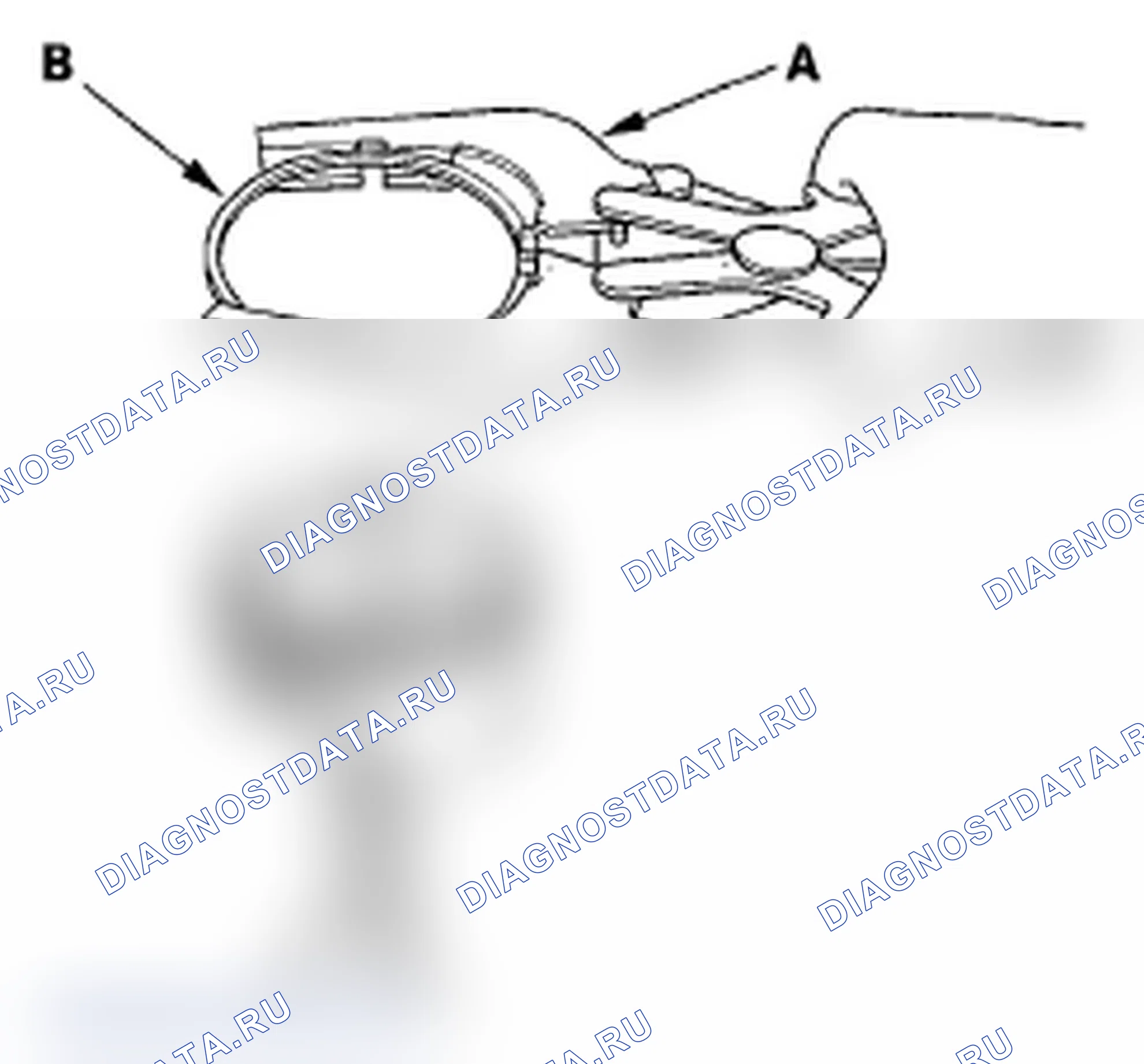 Рис. 291: Замена поршневого кольца. Acura MDX II