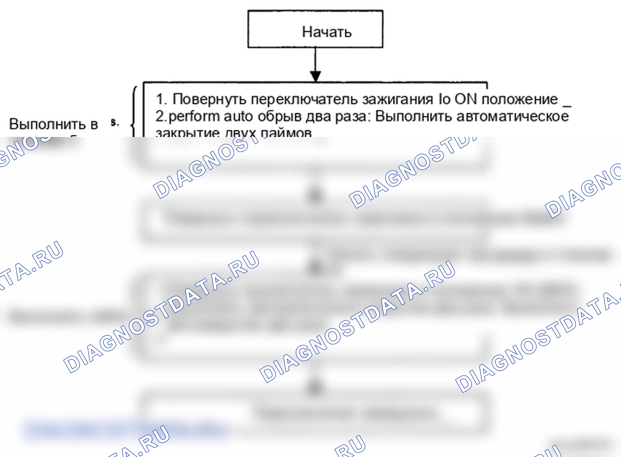 Рис. 78: ДВУХСТУПЕНЧАТАЯ ПРОЦЕДУРА ПЕРЕКЛЮЧЕНИЯ МЕЖДУ РАБОЧИМ И НЕРАБОЧИМ РЕЖИМАМИ. Mazda CX-7 I рестайлинг
