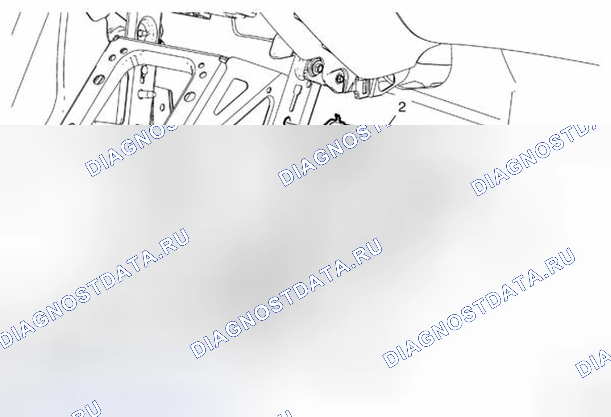 Рис. 76: Замена стяжки приборной панели. Chevrolet Orlando I
