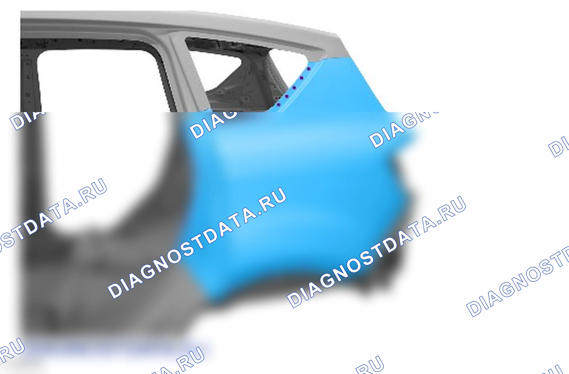 Как снять и установить левую панель задней боковой части кузова. Ford Kuga I
