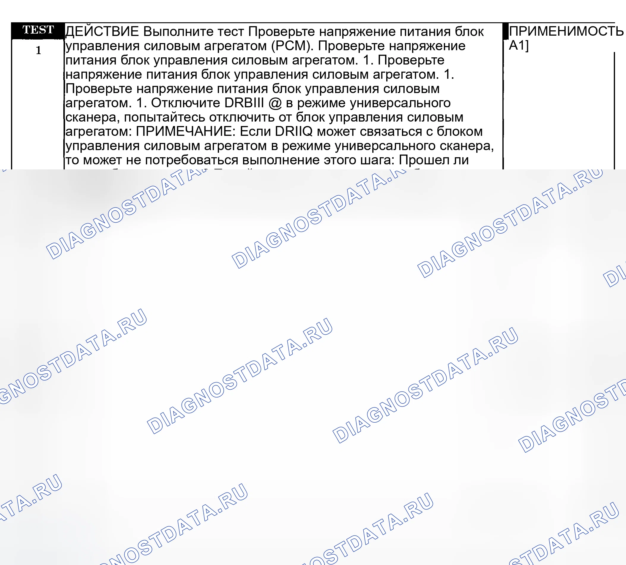 Рис. 204: Диагностическая процедура. Dodge Pickup R1500 