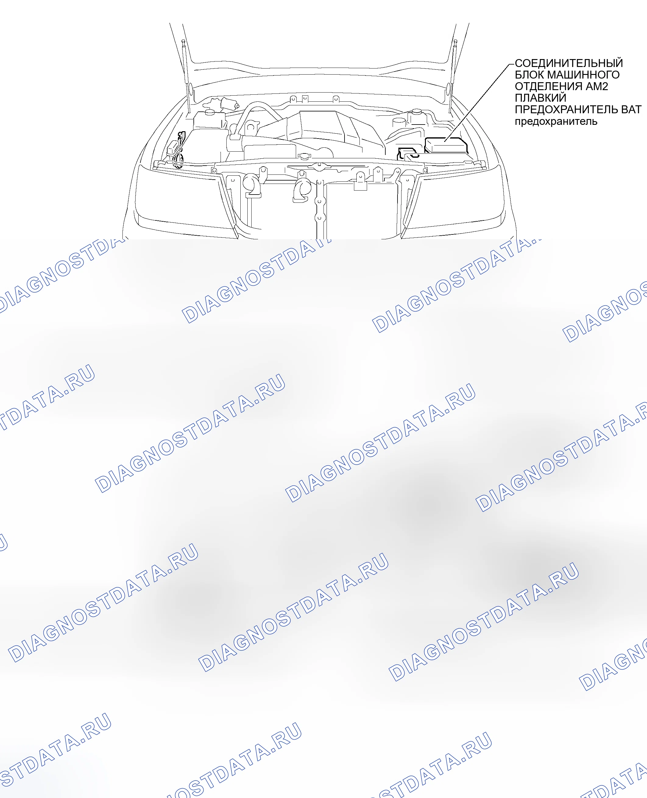 Рис. 31: РАСПОЛОЖЕНИЕ ДЕТАЛЕЙ. Toyota Land Cruiser 100 рестайлинг 2