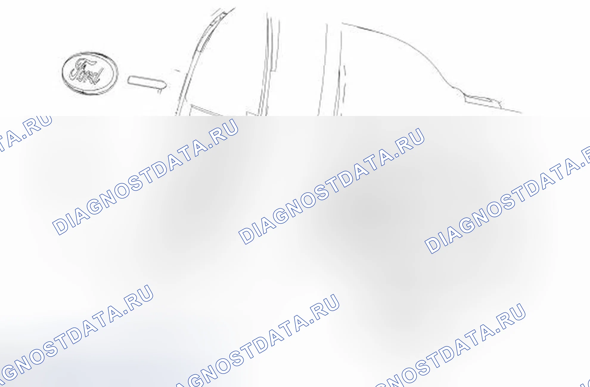 Рис. 34: Цилиндр замка зажигания. Ford Edge I