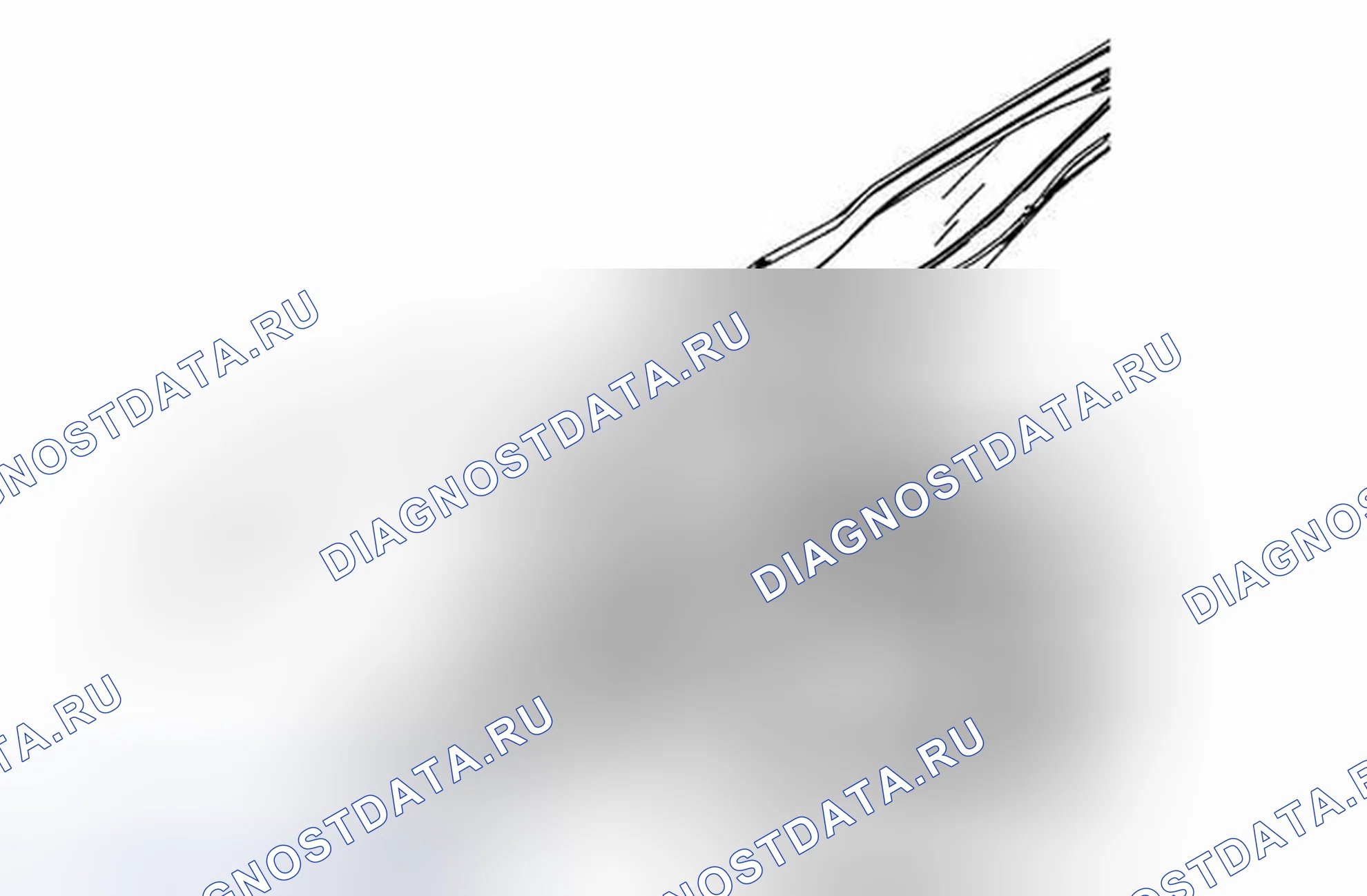 Рис. 34: Замена переднего уплотнения капота. Chevrolet Corvette C6