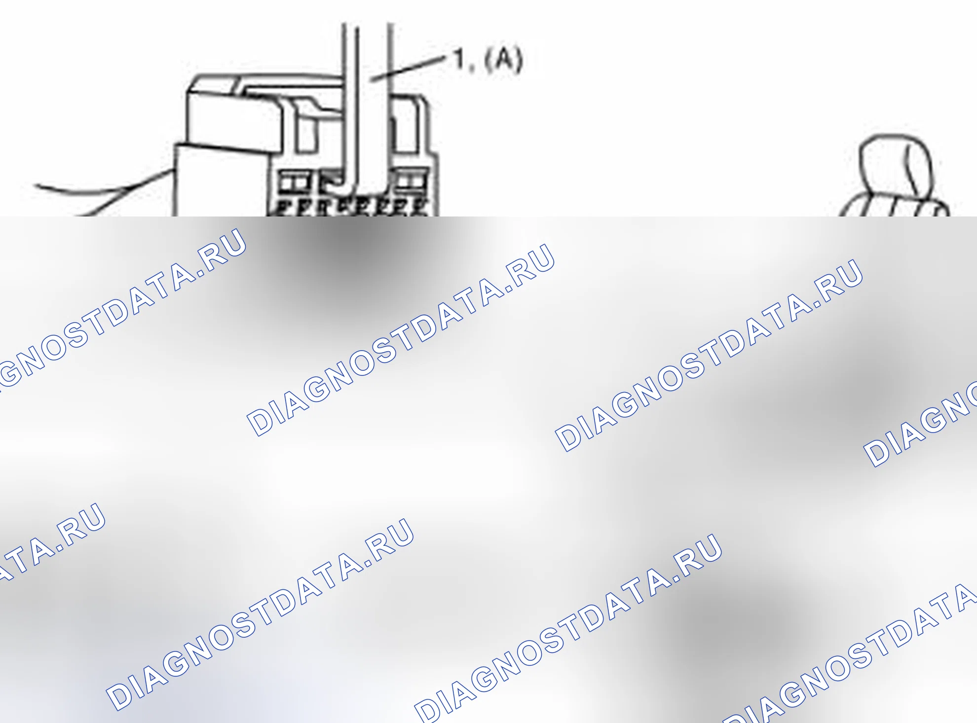 Рис. 284: Измерение сопротивления между клеммами " L33-1 " и " хтагx1-2 " (для расшифровка кода ошибки xtegx2) L33 B1322. Suzuki Grand Vitara II рестайлинг 2