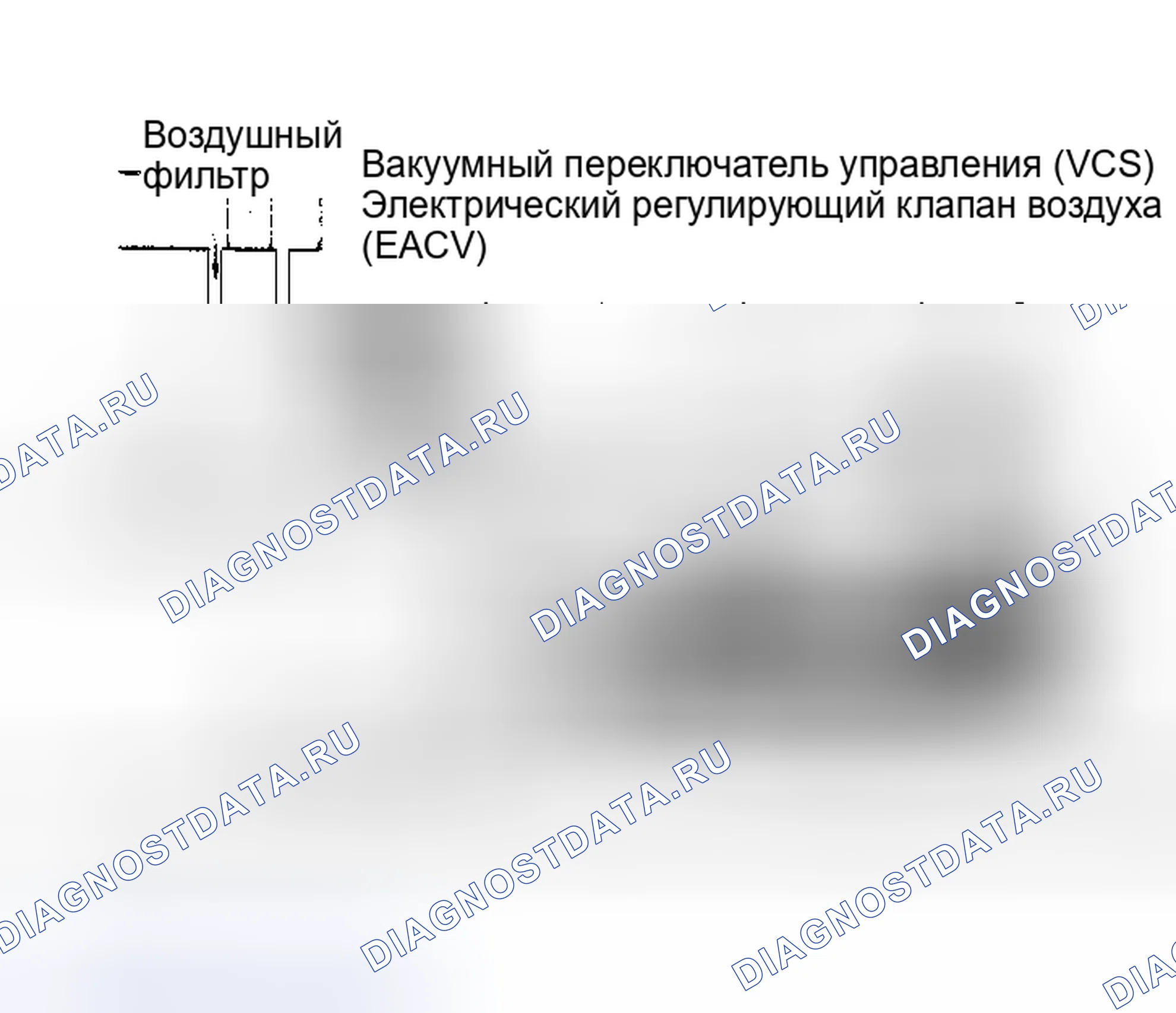 Рис.1: Система нагнетания воздуха Поток воздуха показан с системой " ВКЛ ".. Toyota Celica A60