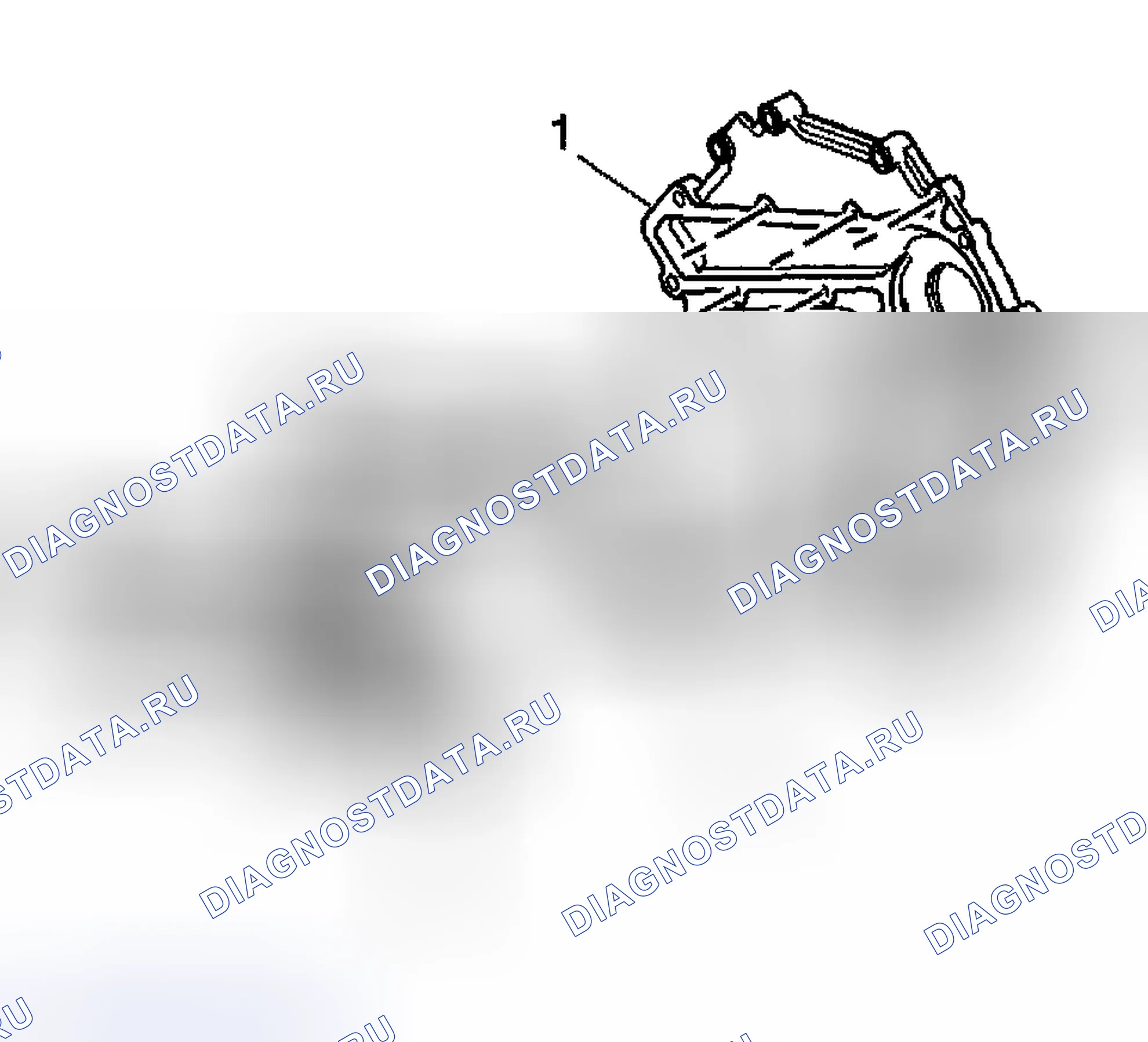 Рис. 1424: Установка водяного насоса. Hyundai Terracan I