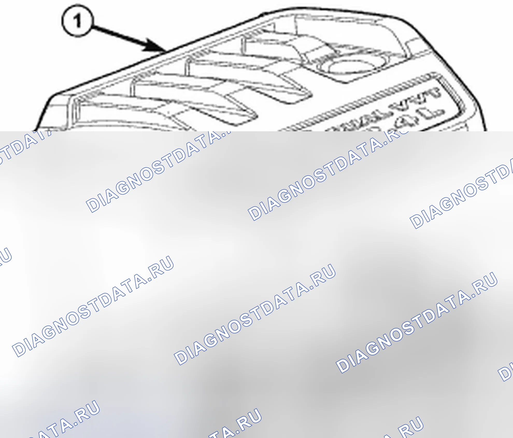 Рис. 839: ДВИГАТЕЛЬ В СБОРЕ. Dodge Caliber I
