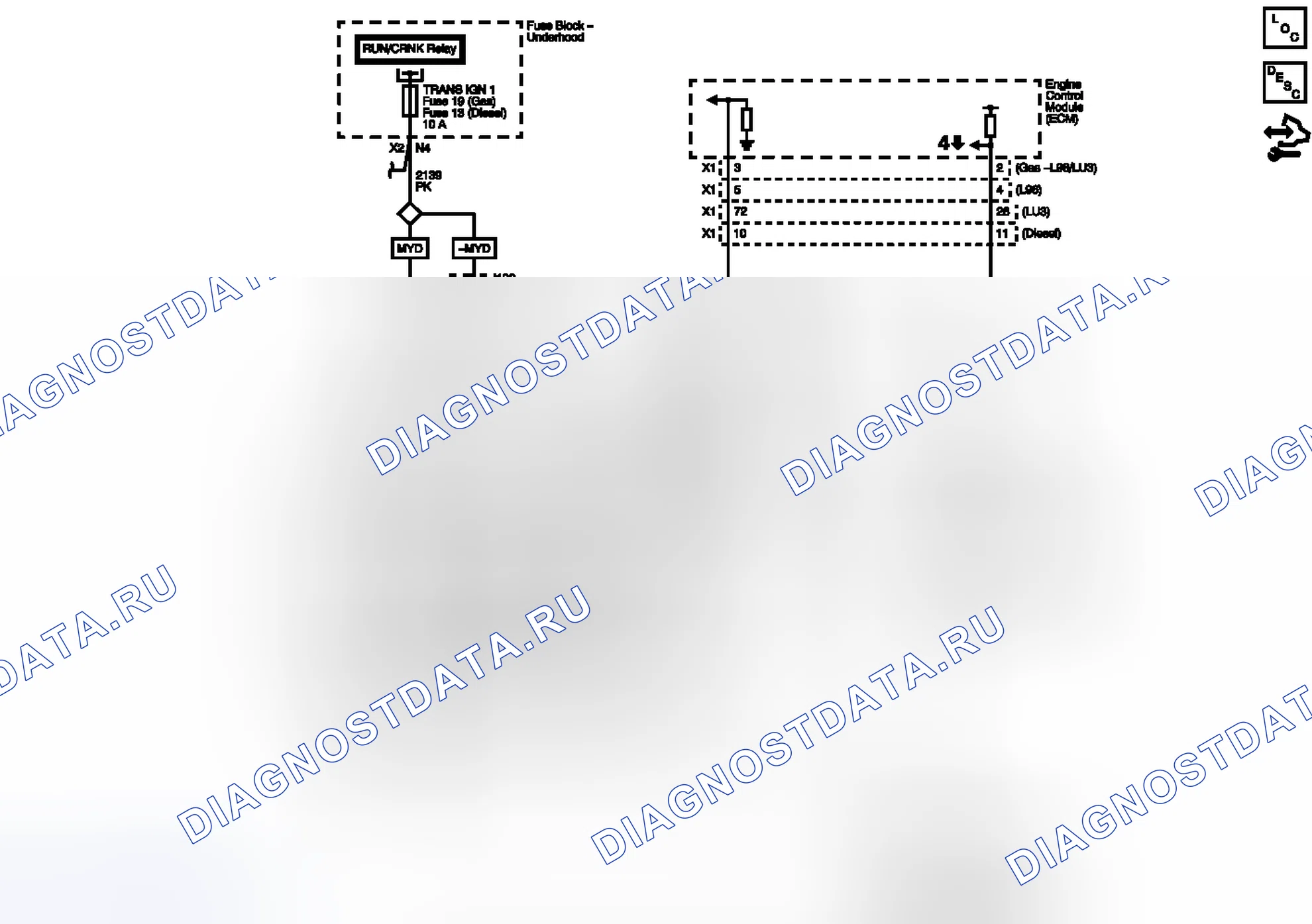 Рис. 139: Элементы управления раздаточной коробки. Chevrolet Cab & Chassis Silverado 3500 HD GMT900