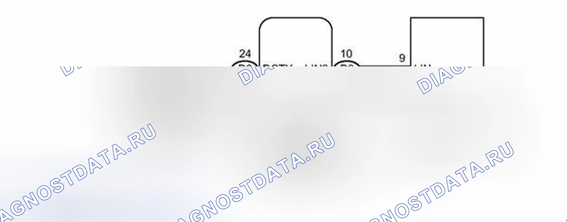 Рис. 316: электросхема. Toyota Highlander II рестайлинг