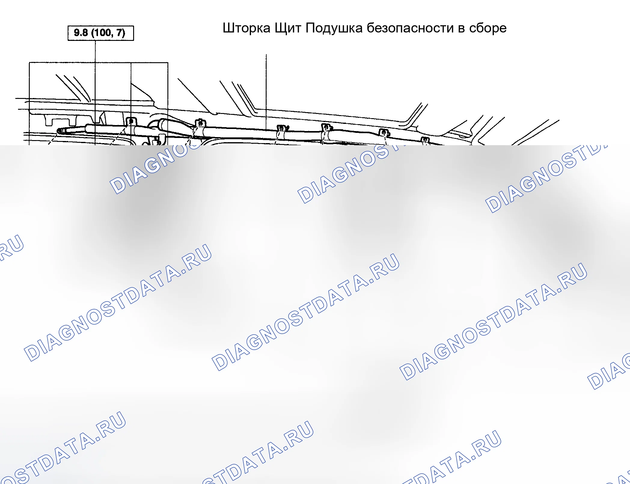 Рис. 168: КОМПОНЕНТЫ. Toyota Sequoia I рестайлинг