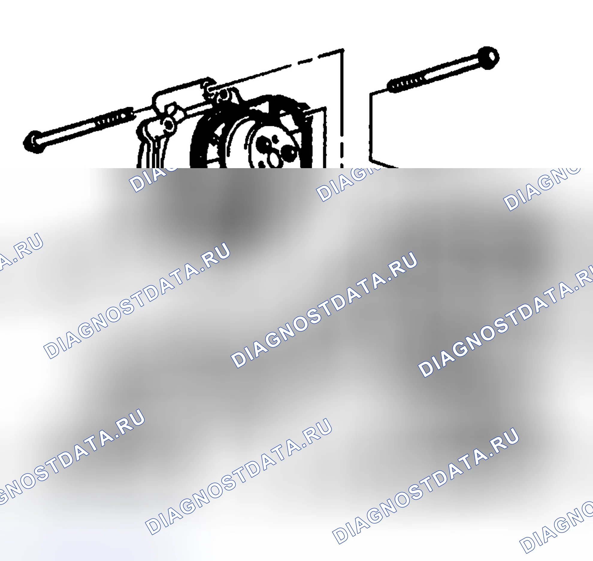 Рис. 398: Установка водяного насоса. Kia Ceed CD