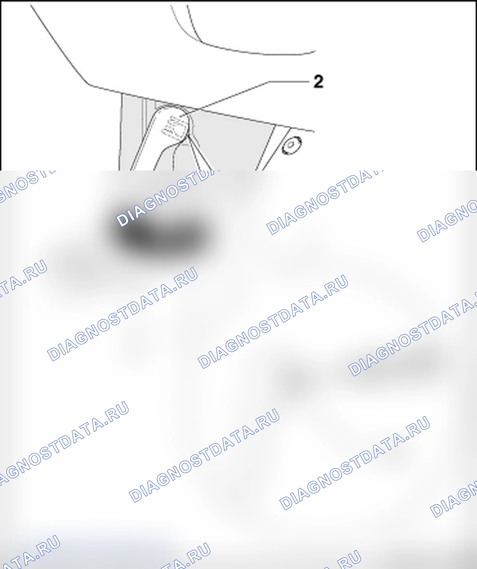 Рис. 136: РЫЧАГ РАЗБЛОКИРОВКИ КАПОТА. Volkswagen New Beetle A4