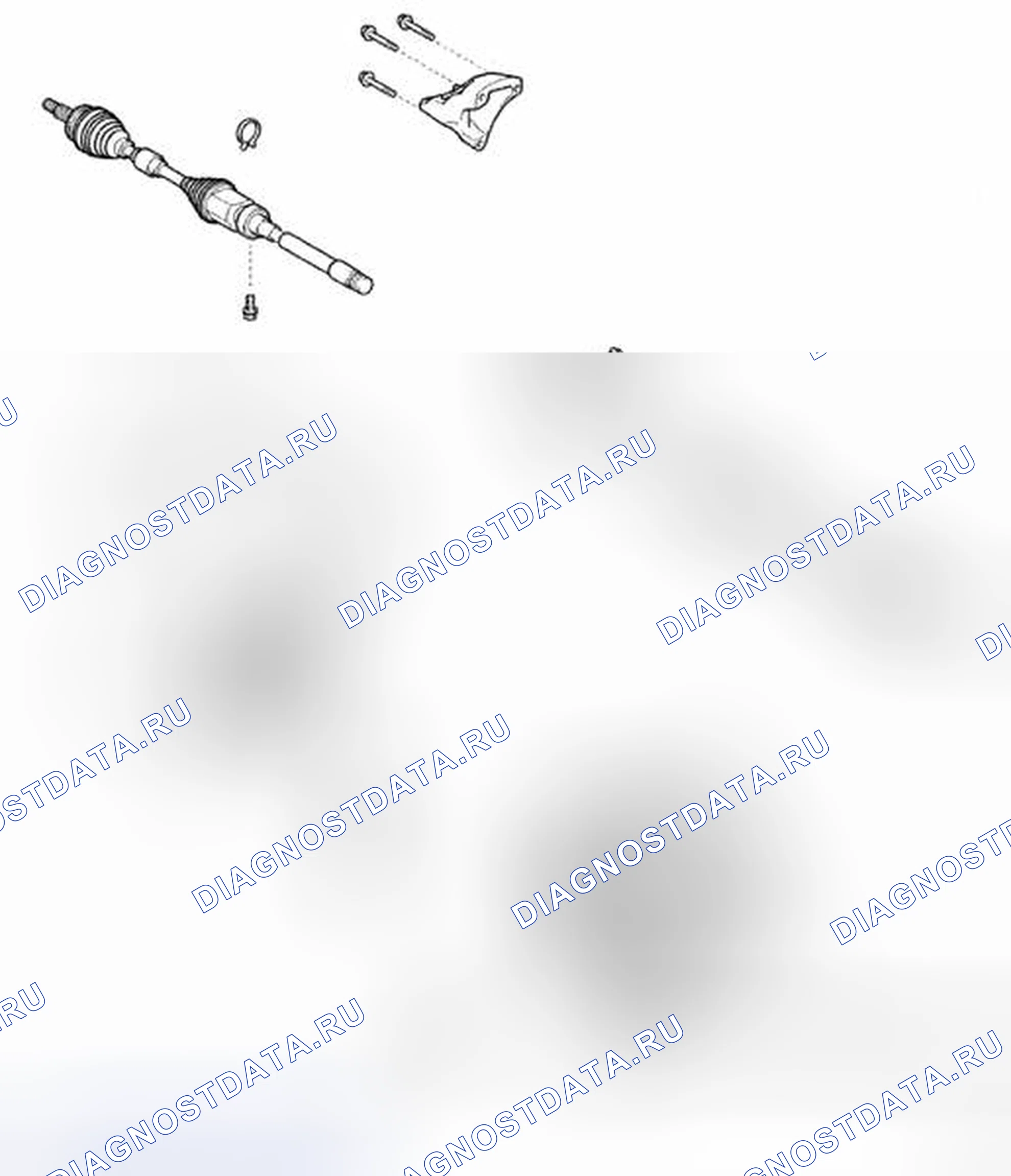 Рис. 16: КОМПОНЕНТЫ. Toyota Avalon XX30 рестайлинг