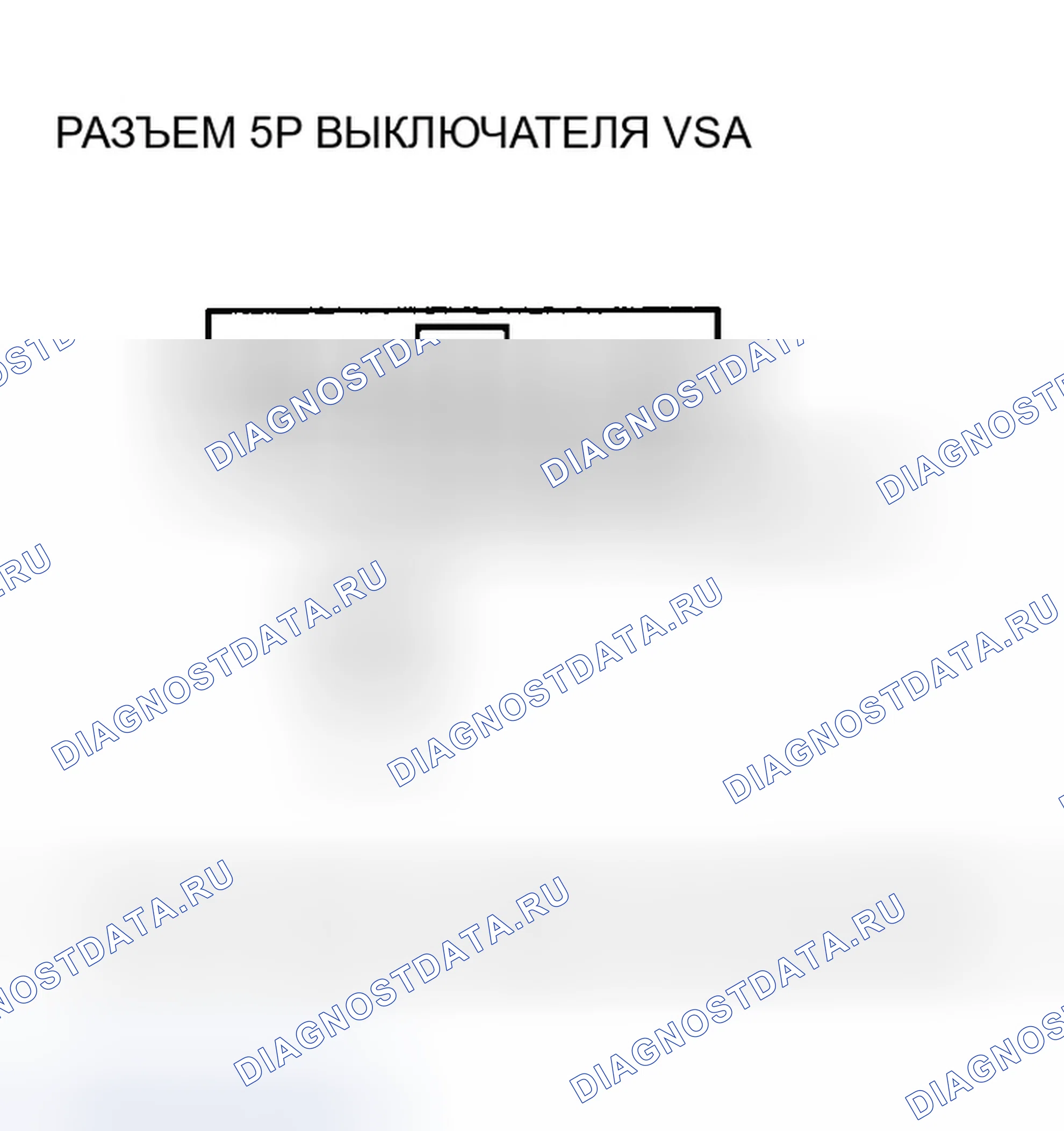 Рис. 92: Индикатор активации VSA не гаснет, и коды неисправностей не сохраняются. Honda Accord VII рестайлинг