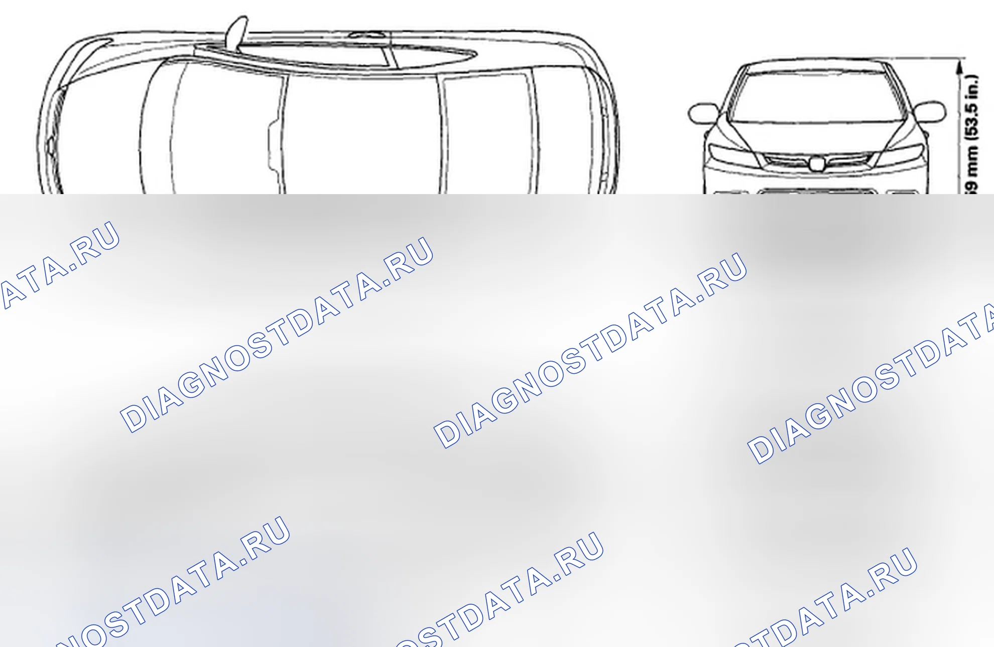 Рис. 2. Honda Civic VIII рестайлинг