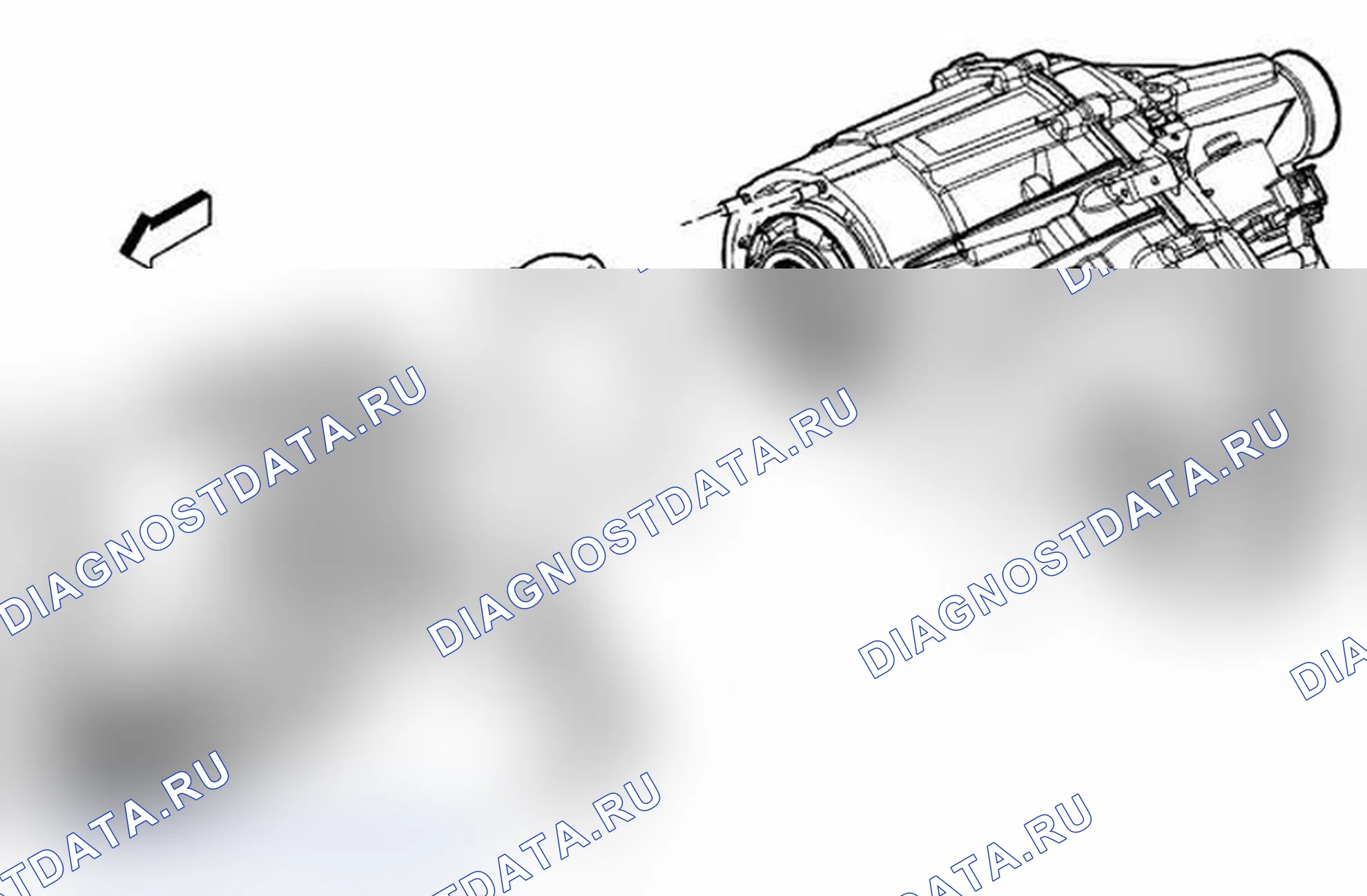 Рис. 10: Замена раздаточной коробки в сборе. Chevrolet Silverado 2500 HD 