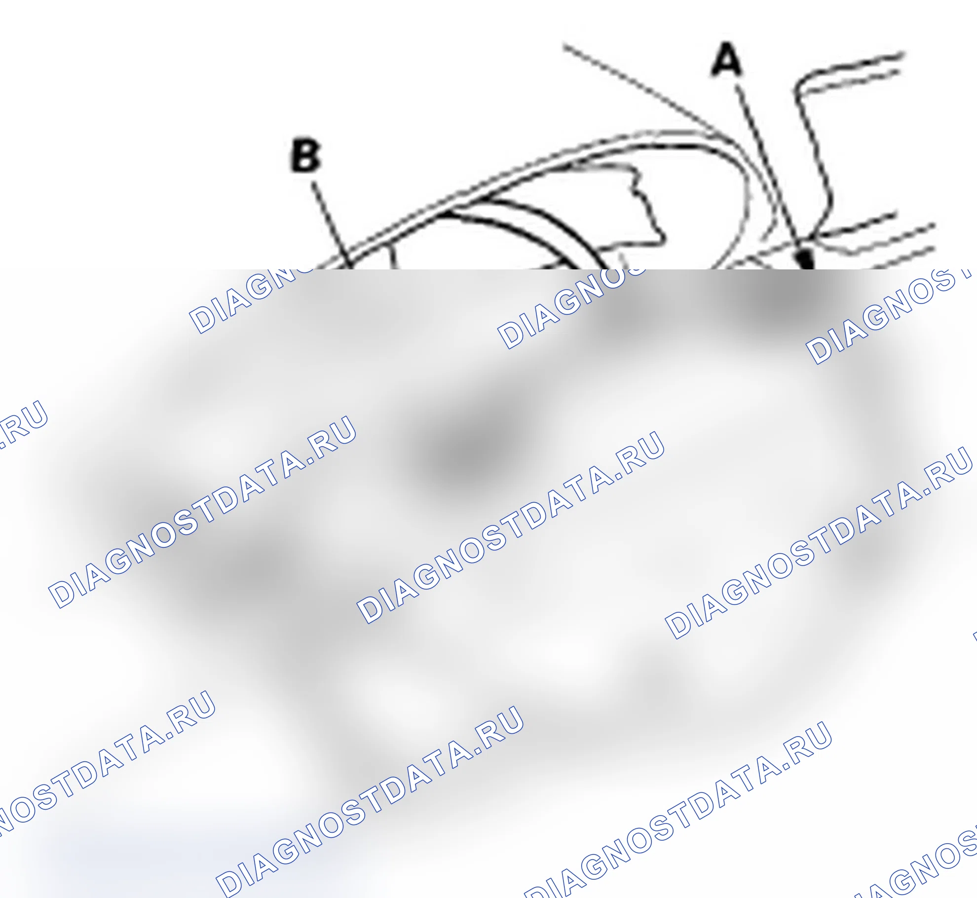 Рис. 358: Индикатор SRS не загорается. Acura RL II