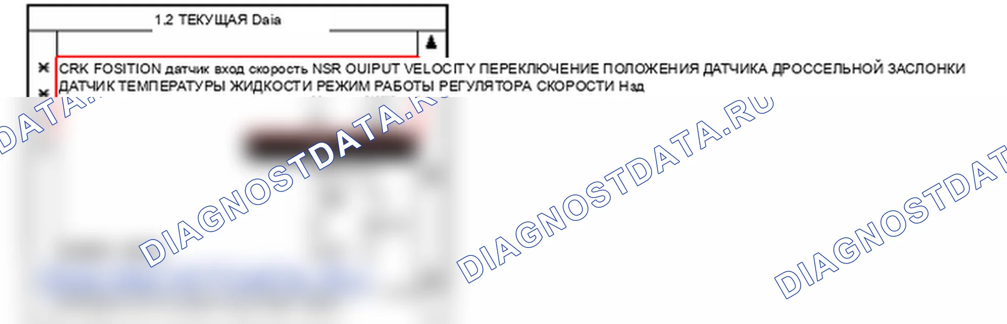 Данные диагностического сканера — P0733. Hyundai Santa Fe CM