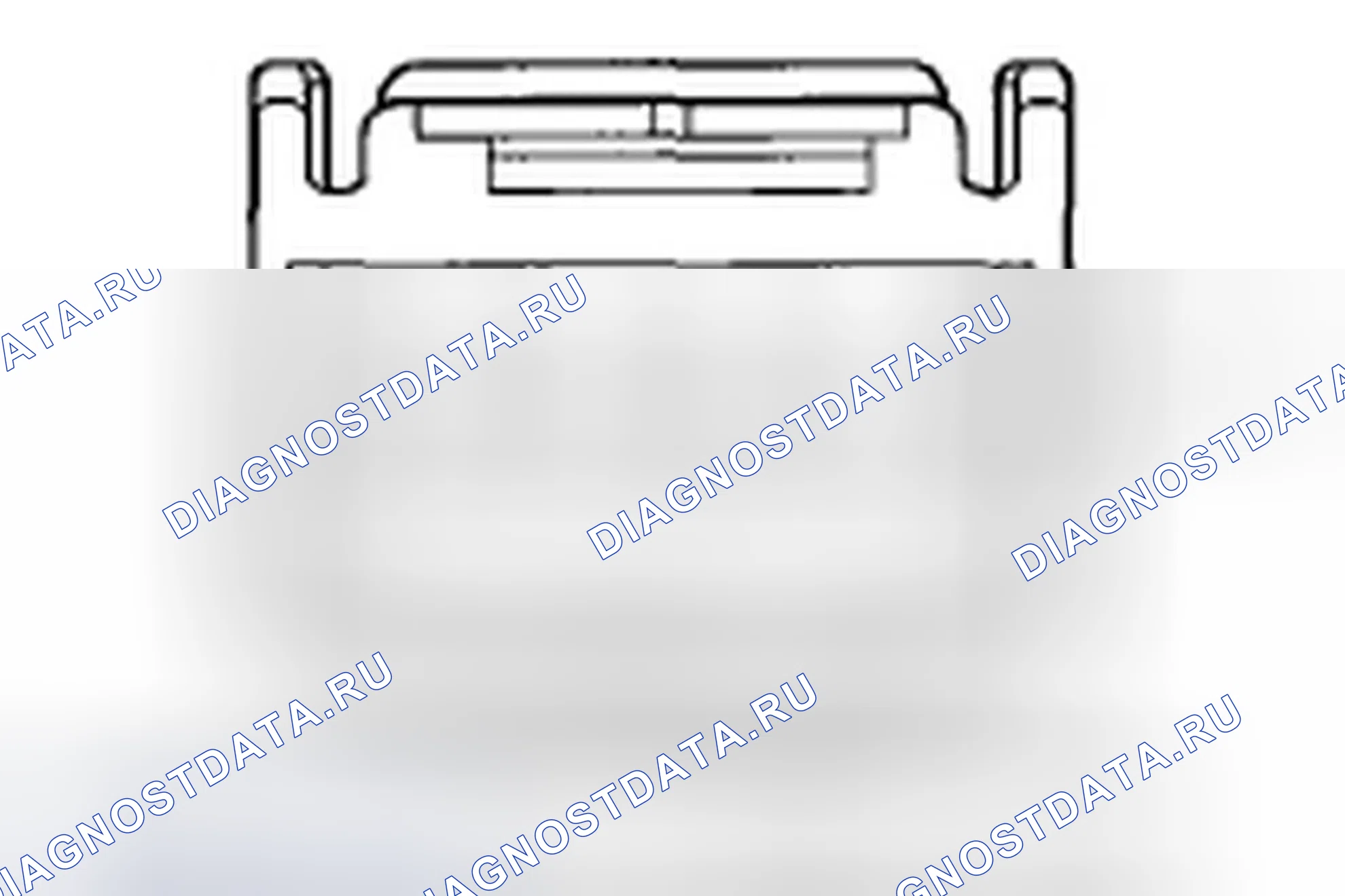 Рис. 695: РАЗЪЕМ B БЛОКА УПРАВЛЕНИЯ USB-АДАПТЕРОМ (5P). Acura TSX II