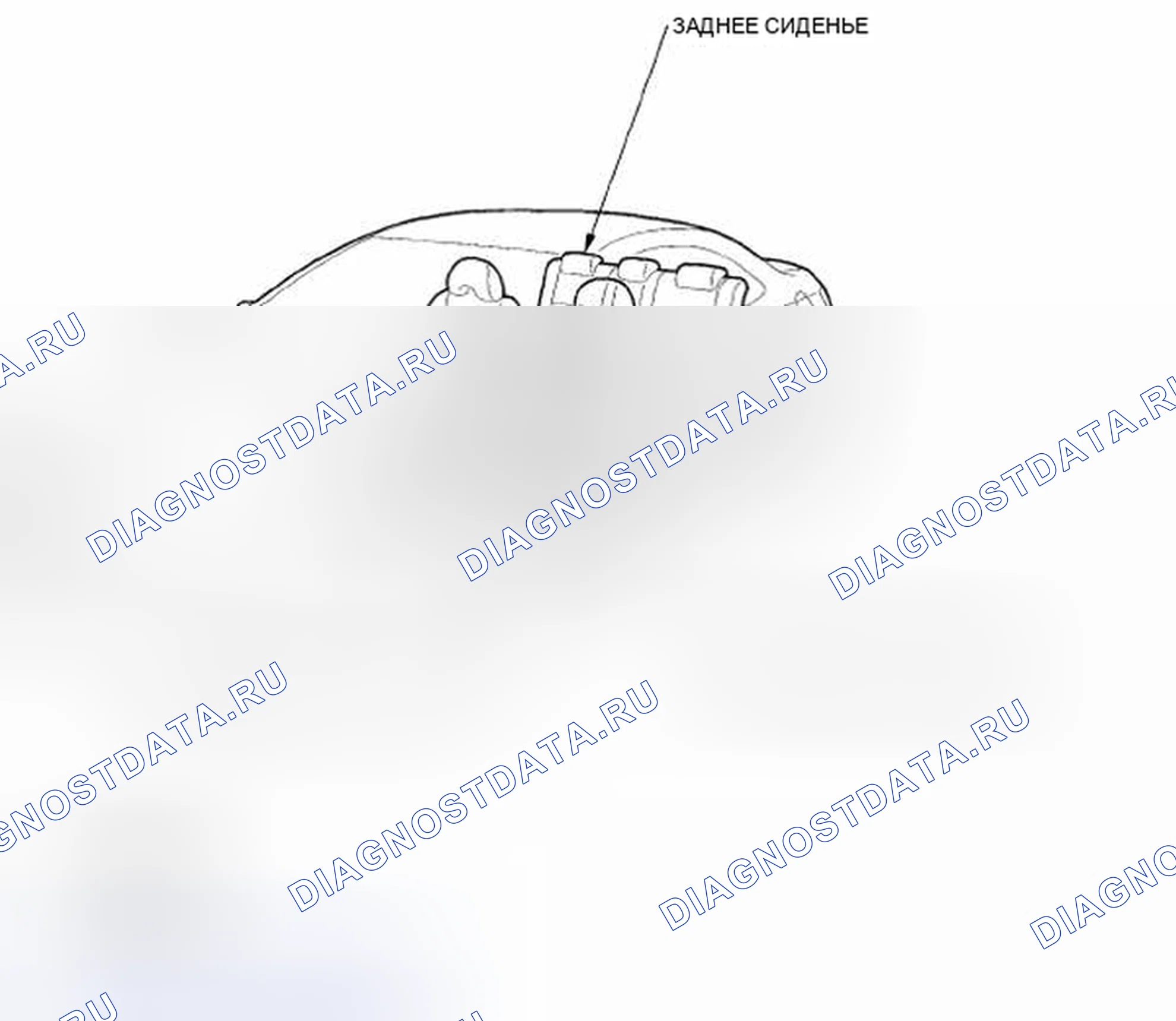 Рис. 13: Указатель расположения компонентов. Honda Civic VIII