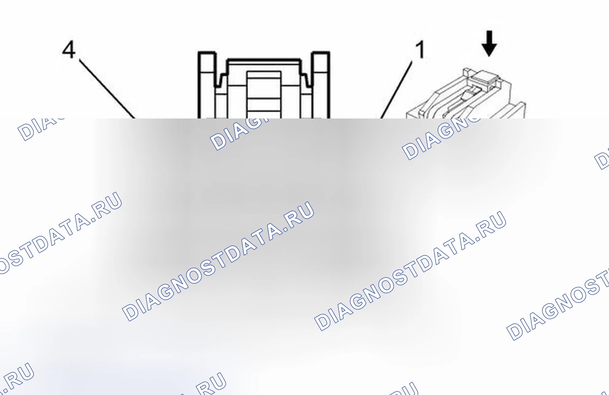 Рис. 495: Усилитель звука X1 (Uqa или Uqs). Cadillac CTS II