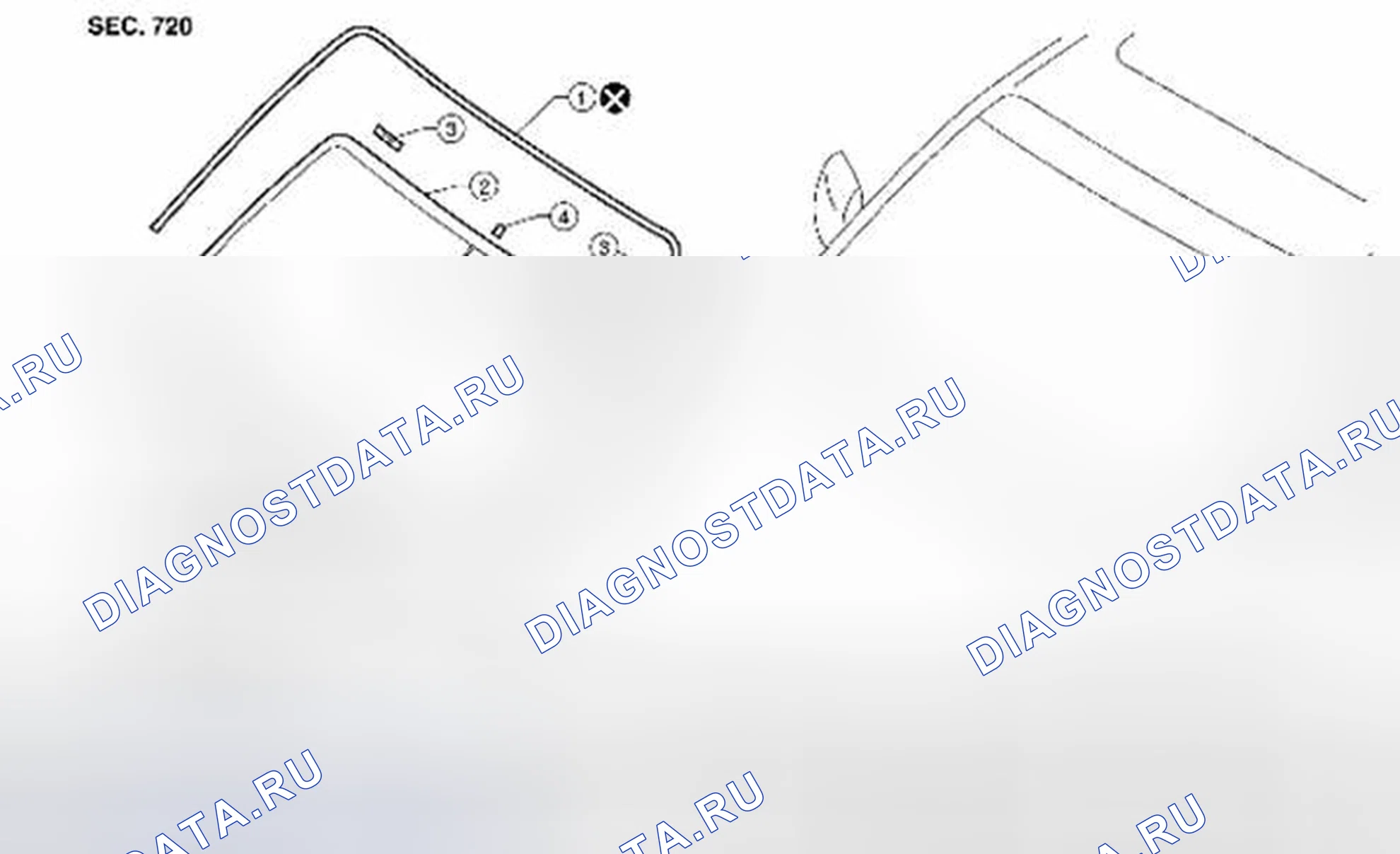 Рис. 36: Лобовое стекло: снятие и установка. Suzuki Equator I