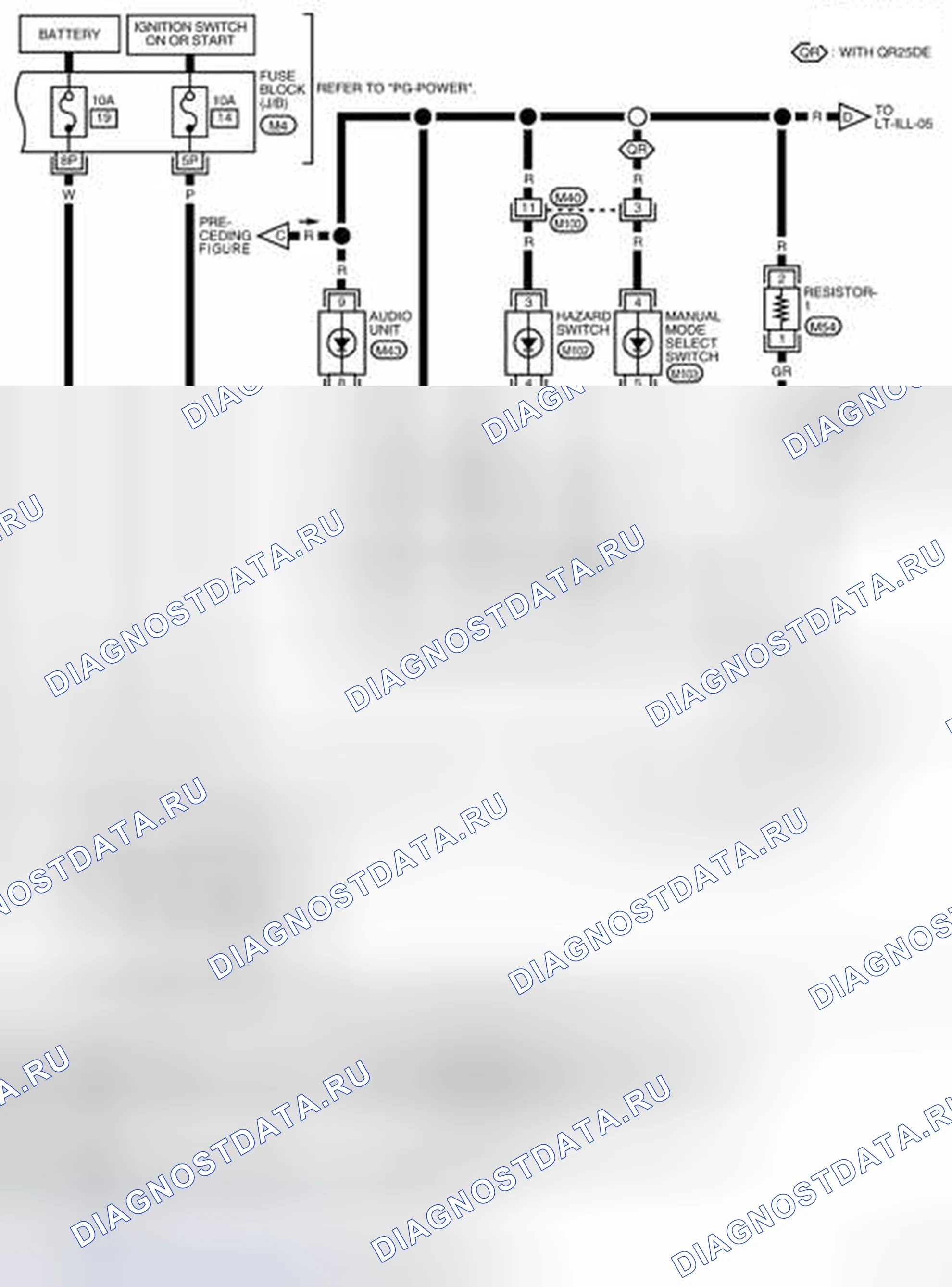 Рис. 51: электросхема - LT-ILL-03. Nissan Sentra B16