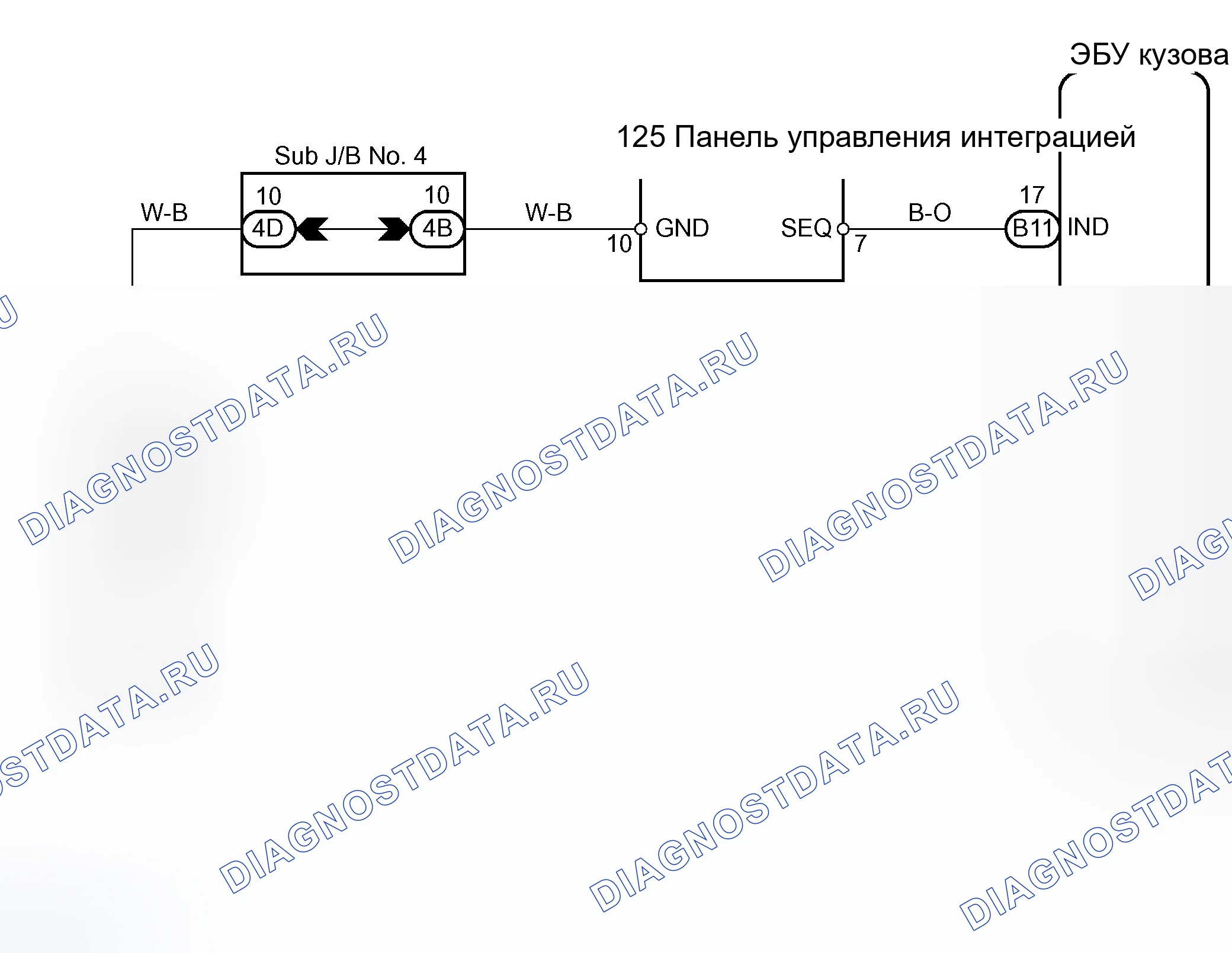 Рис. 18: электросхема. Toyota Tundra I рестайлинг