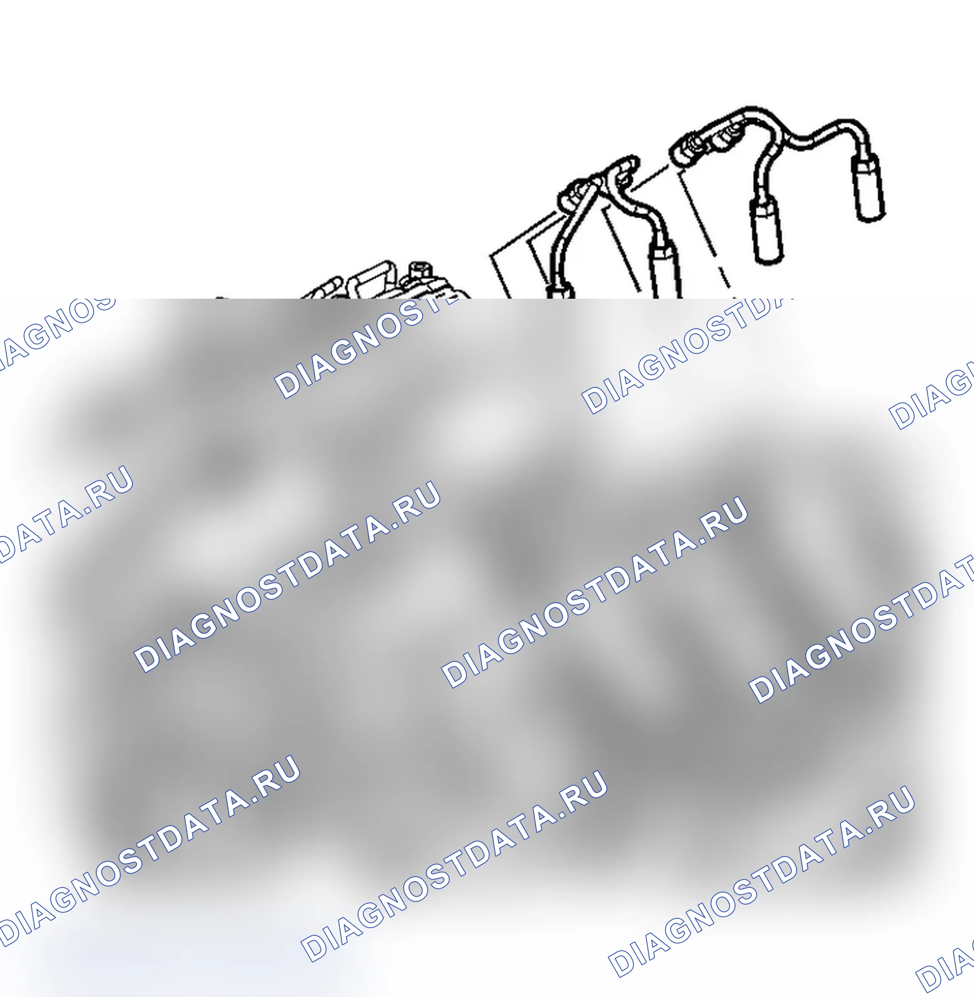 Рис. 36: Топливные рельсовые узлы. Chevrolet Cab & Chassis Silverado 3500 