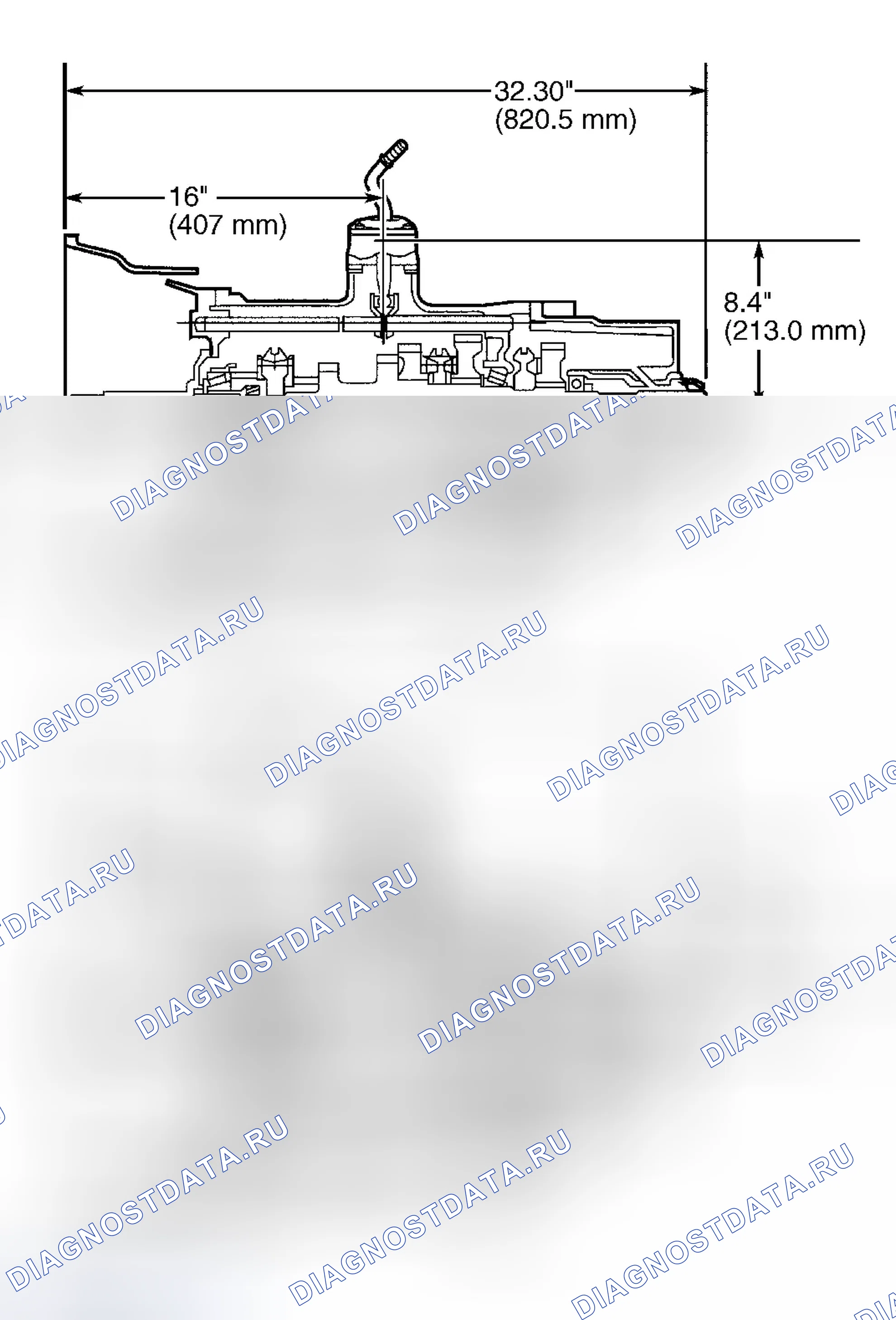 Рис. 3: ОПИСАНИЕ механической трансмиссии (мкпп). Dodge Cab & Chassis R3500 