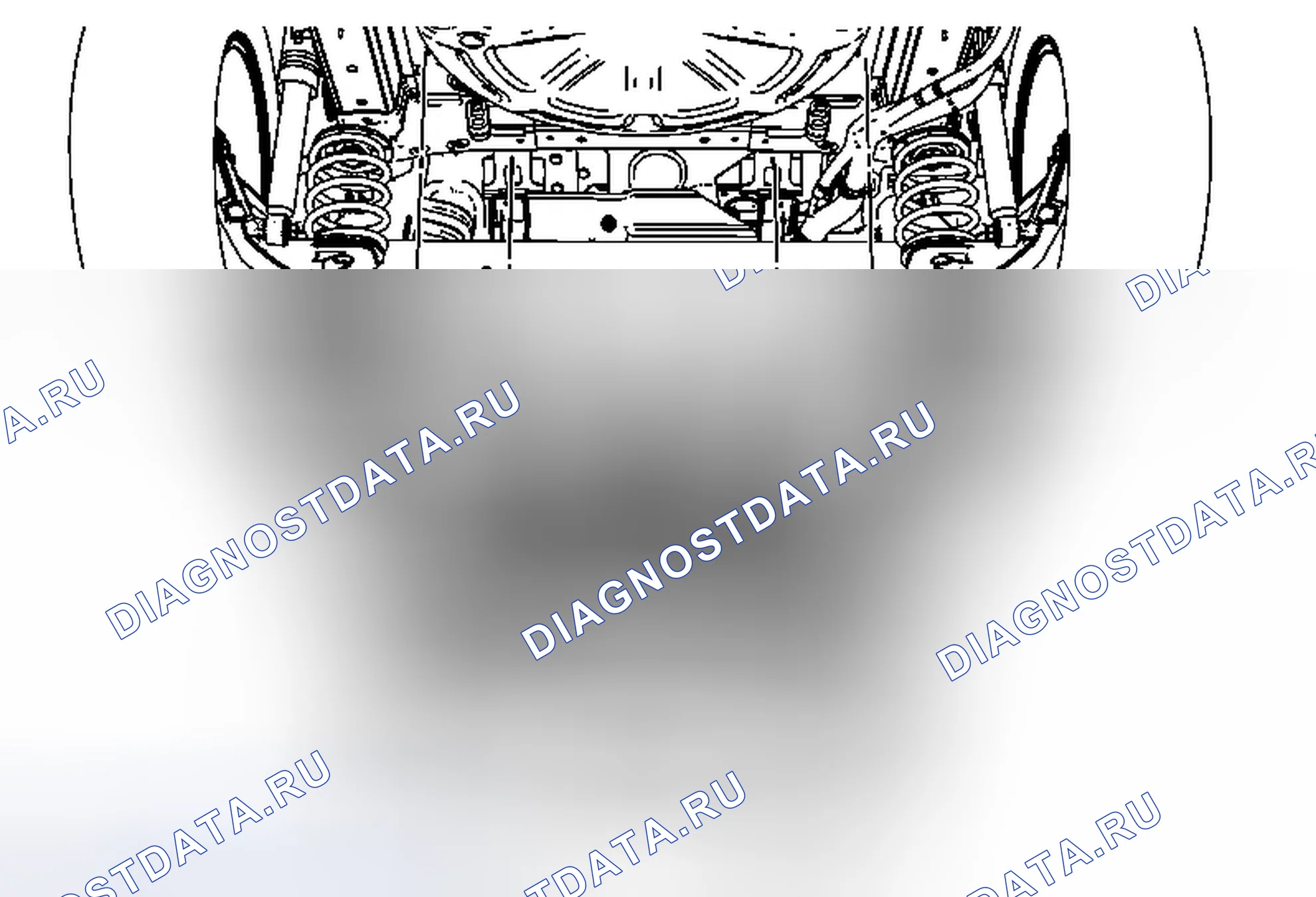 Рис. 7: Замена теплозащитного экрана заднего глушителя выхлопа. Chevrolet Cruze I рестайлинг