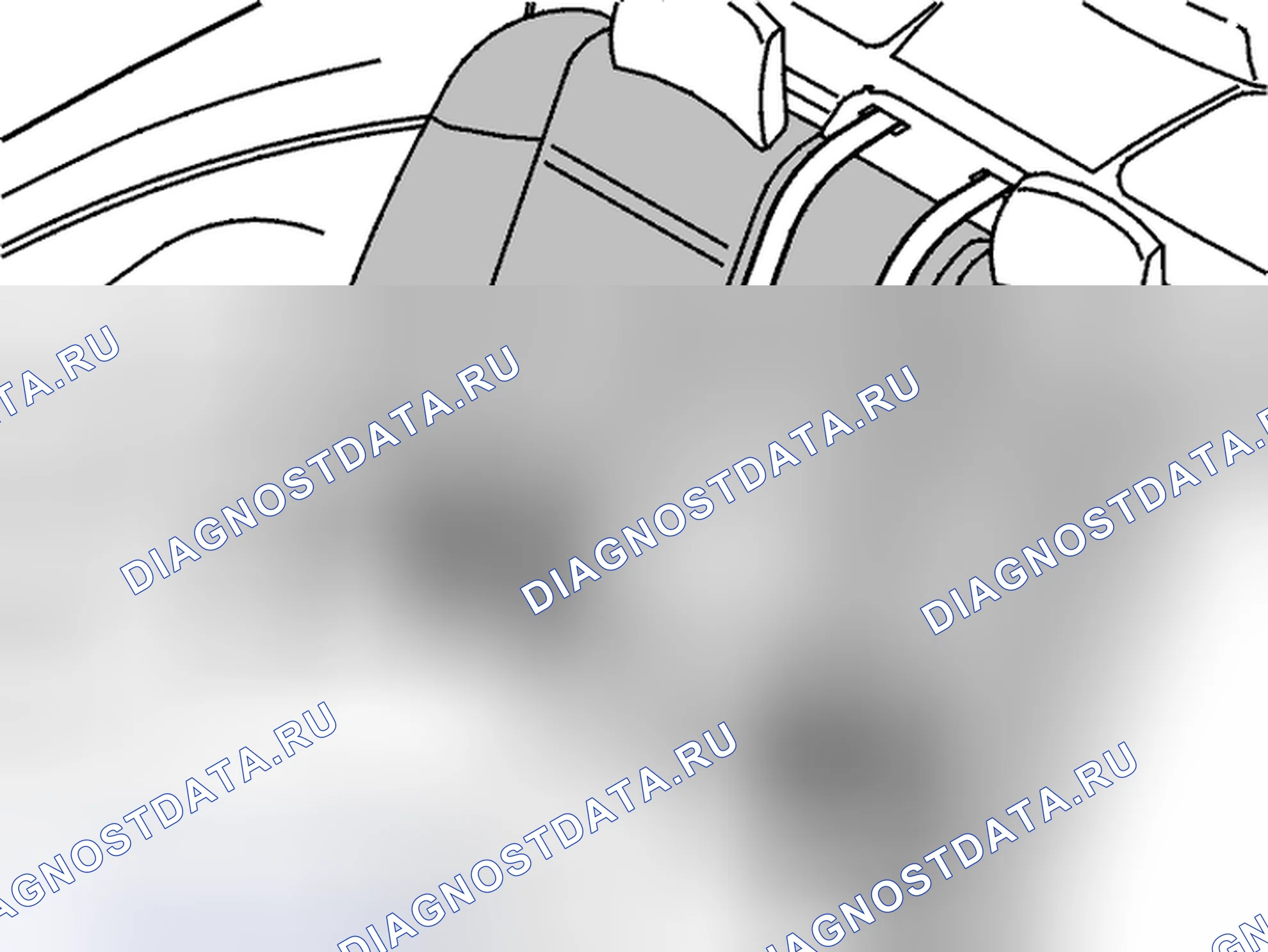 Рис. 526: Спинка. Volvo C70 I