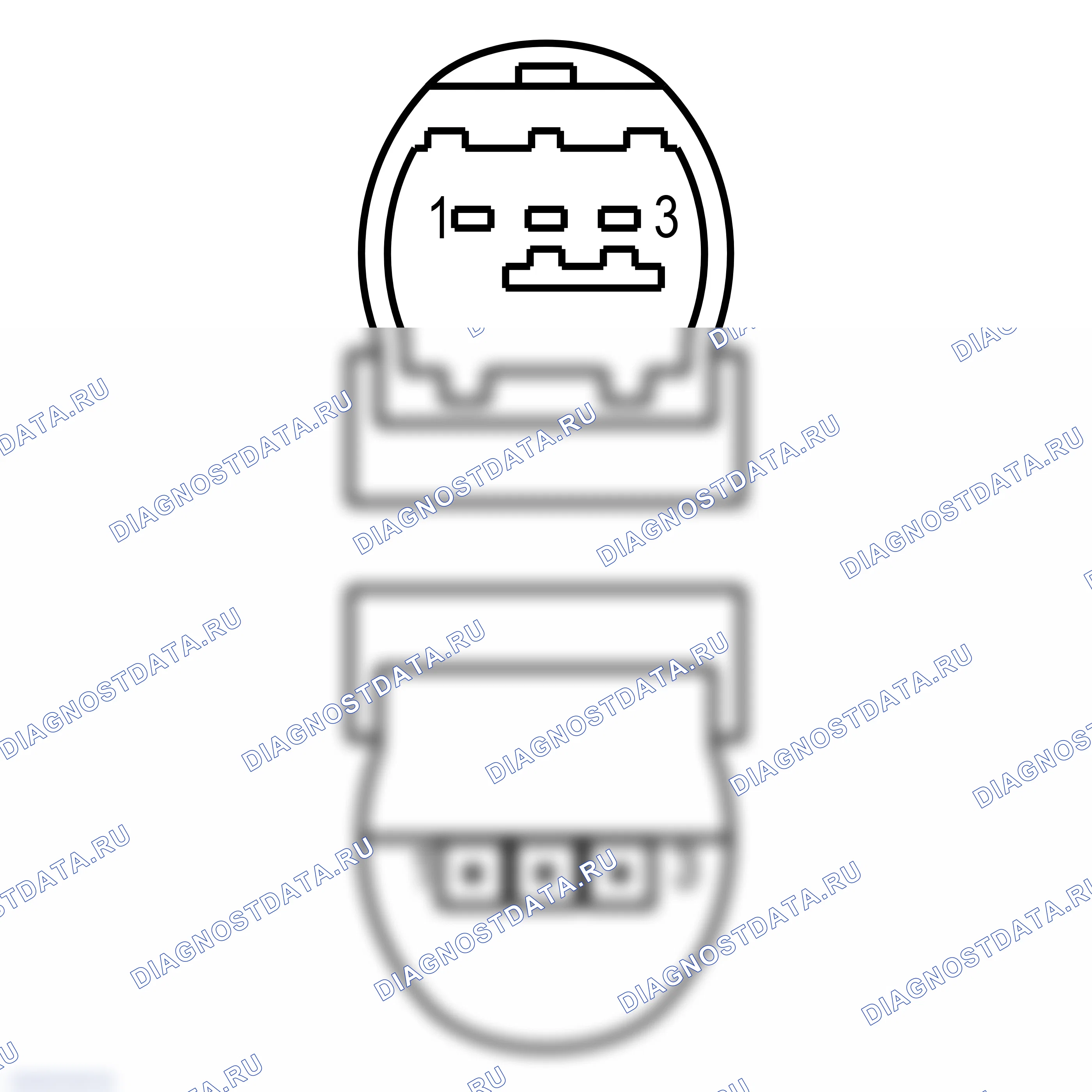 Распиновка разъёма 4G0 972 783 — внешний вид и расположение контактов. Porsche Cayenne II