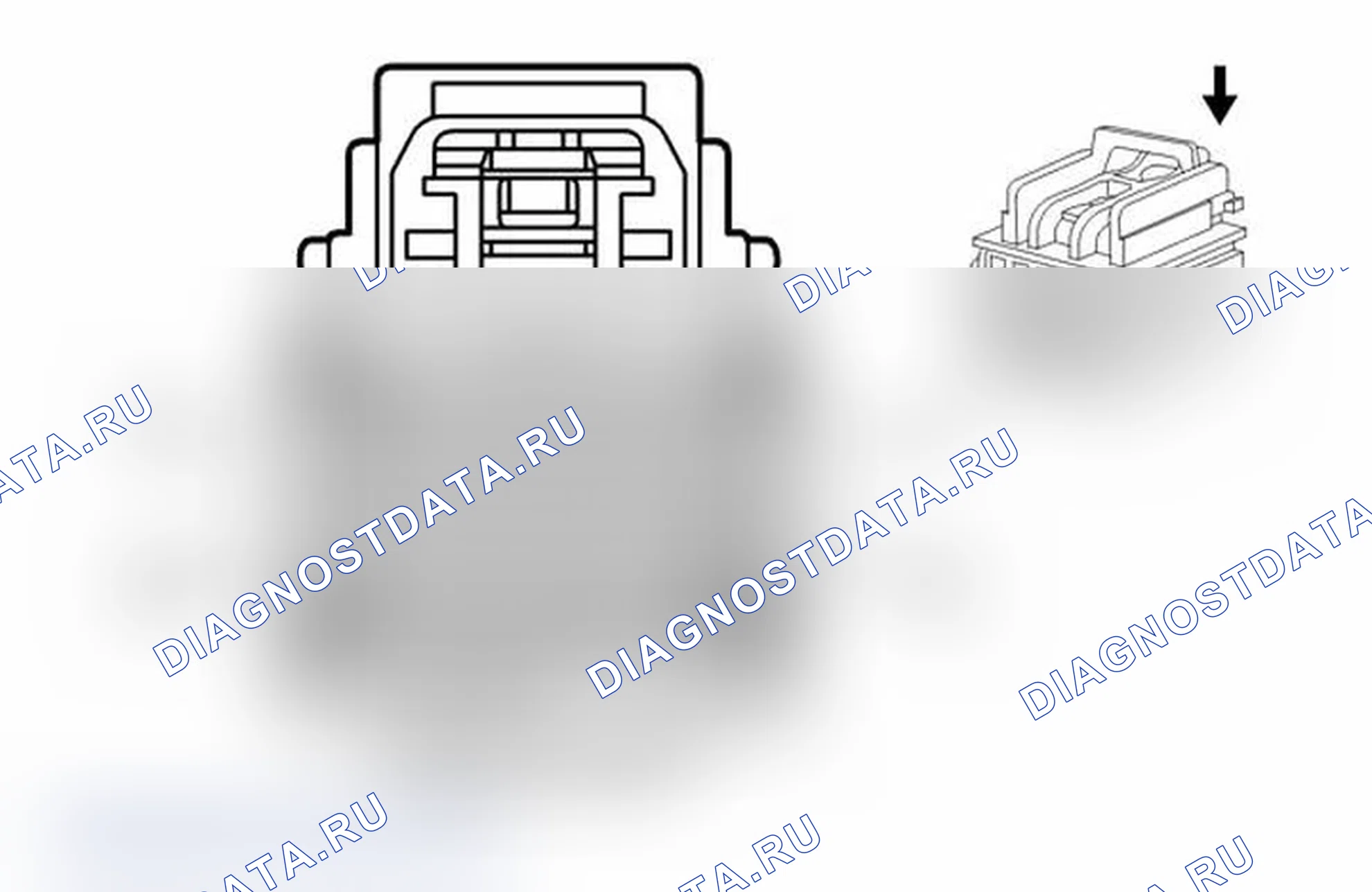 Рис. 269: Дверной замок / переключатель окон - драйвер X7 (AXE). Chevrolet Traverse I