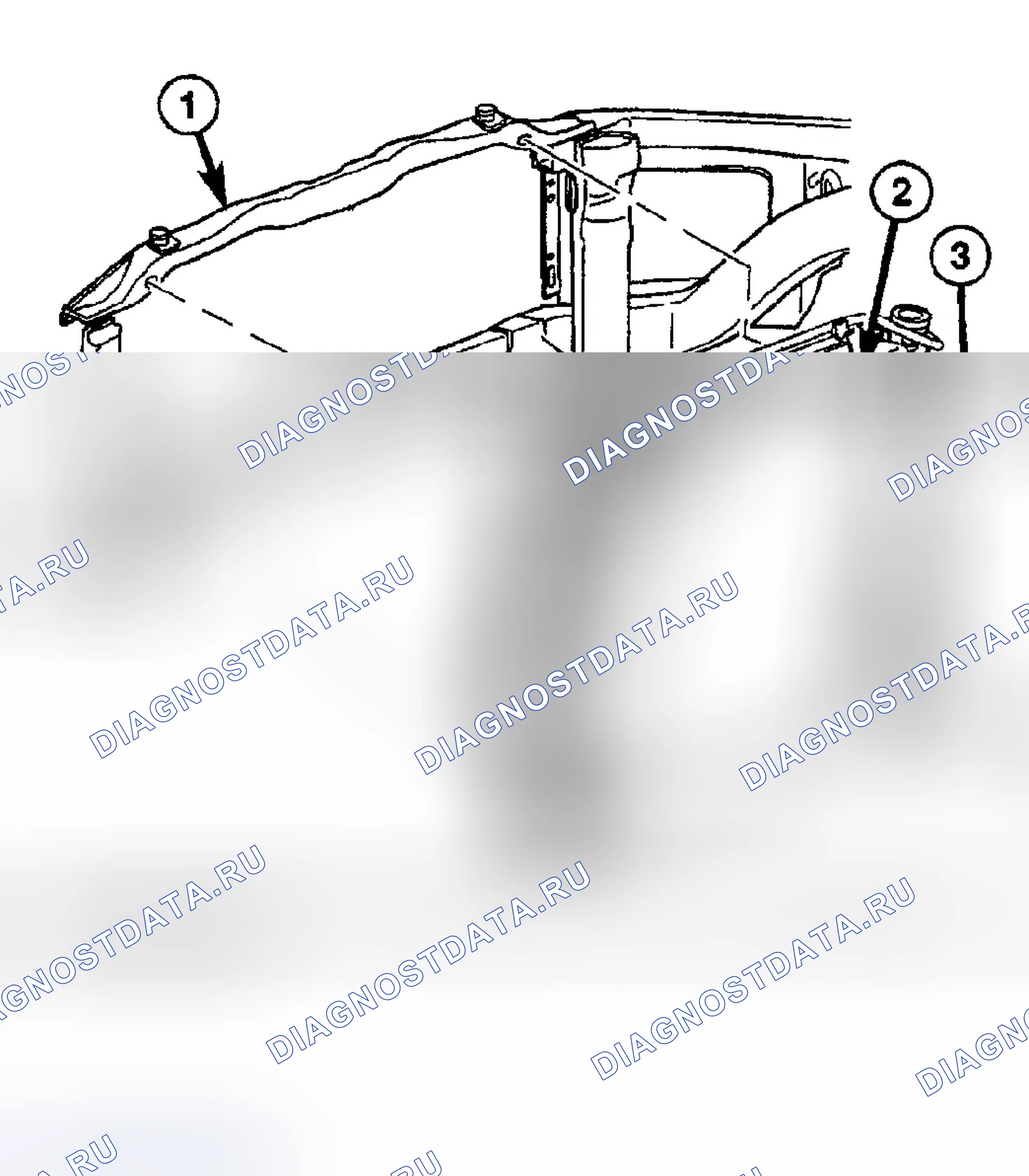 Рис. 54: ДЕМОНТАЖ. Dodge Pickup R1500 