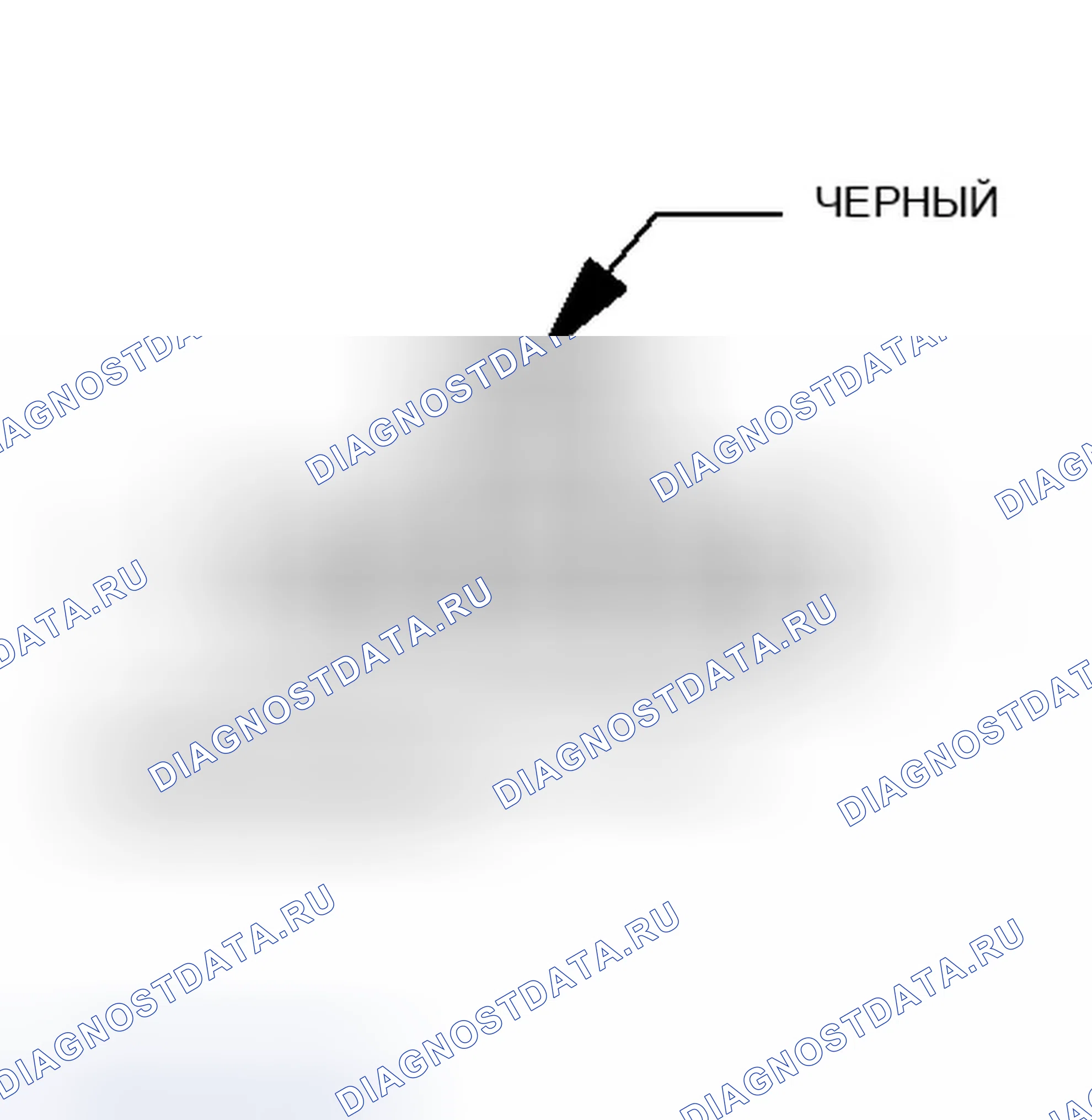 Рис. 58: Вид с торца разъема силового модуля переднего вентилятора (C1). Chrysler Pacifica CS