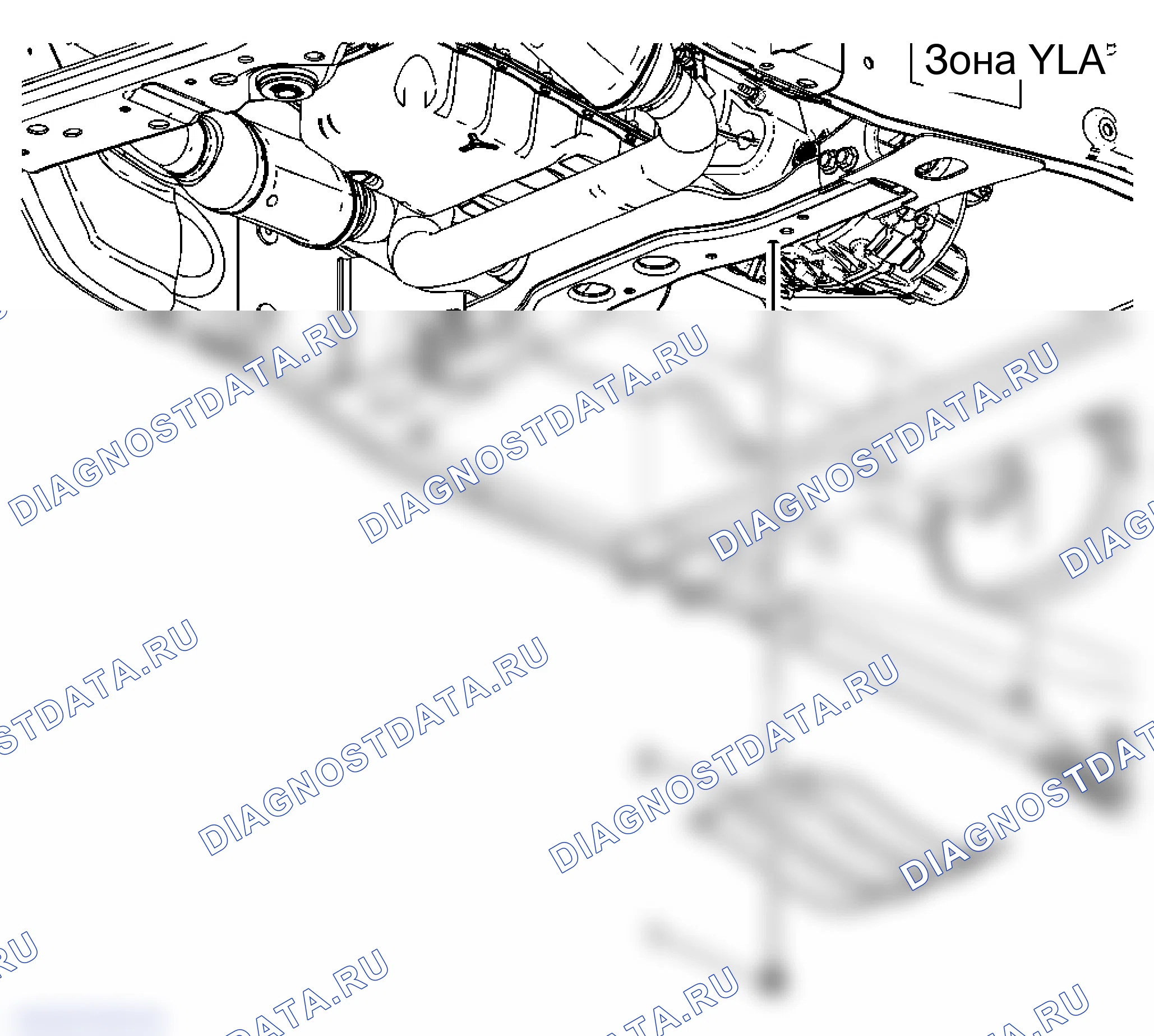 Рис. 5: Замена экрана раздаточной коробки. Hummer H2 I рестайлинг