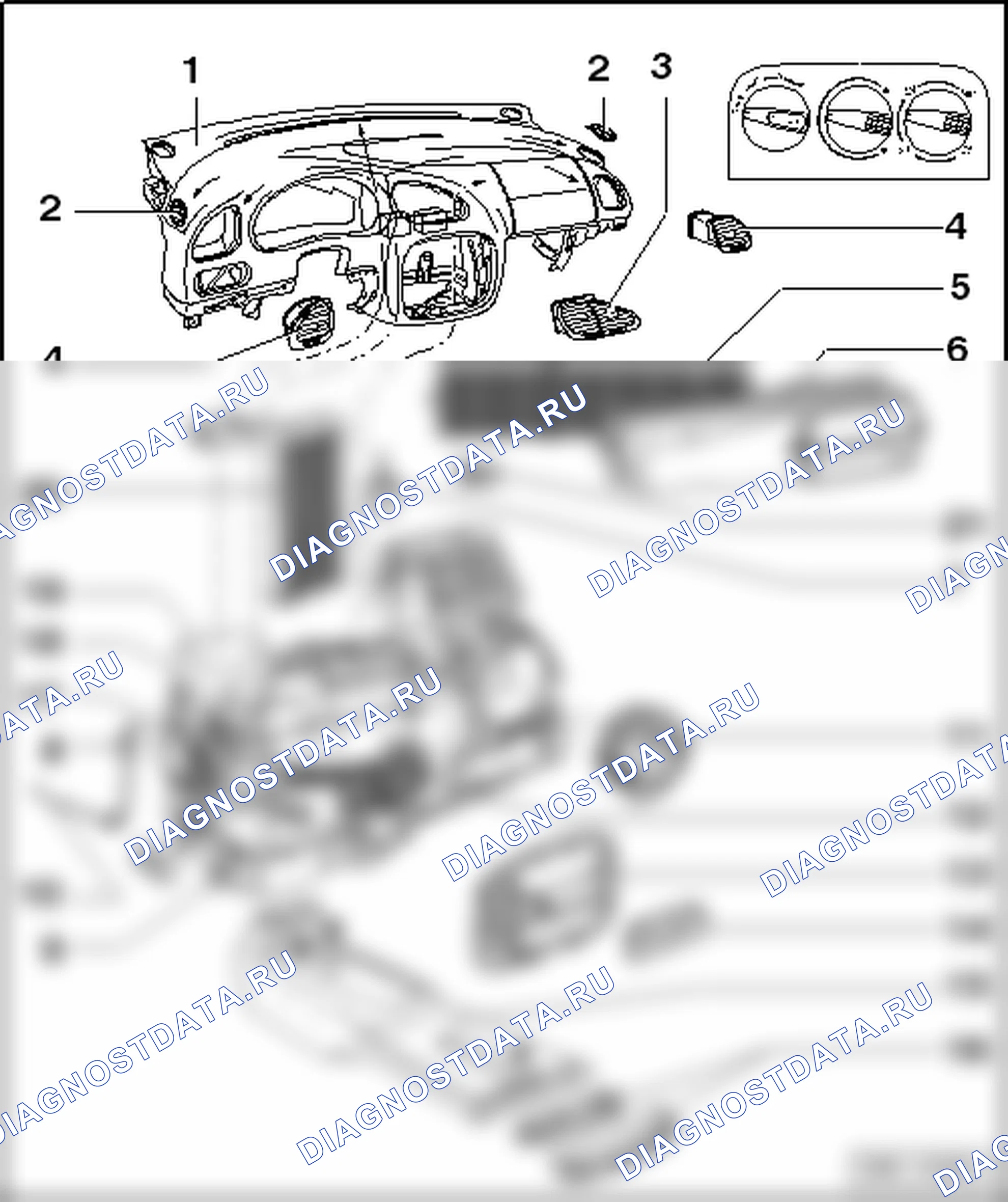 Ремонт системы отопления (отопление, кондиционирование воздуха). SEAT Alhambra I