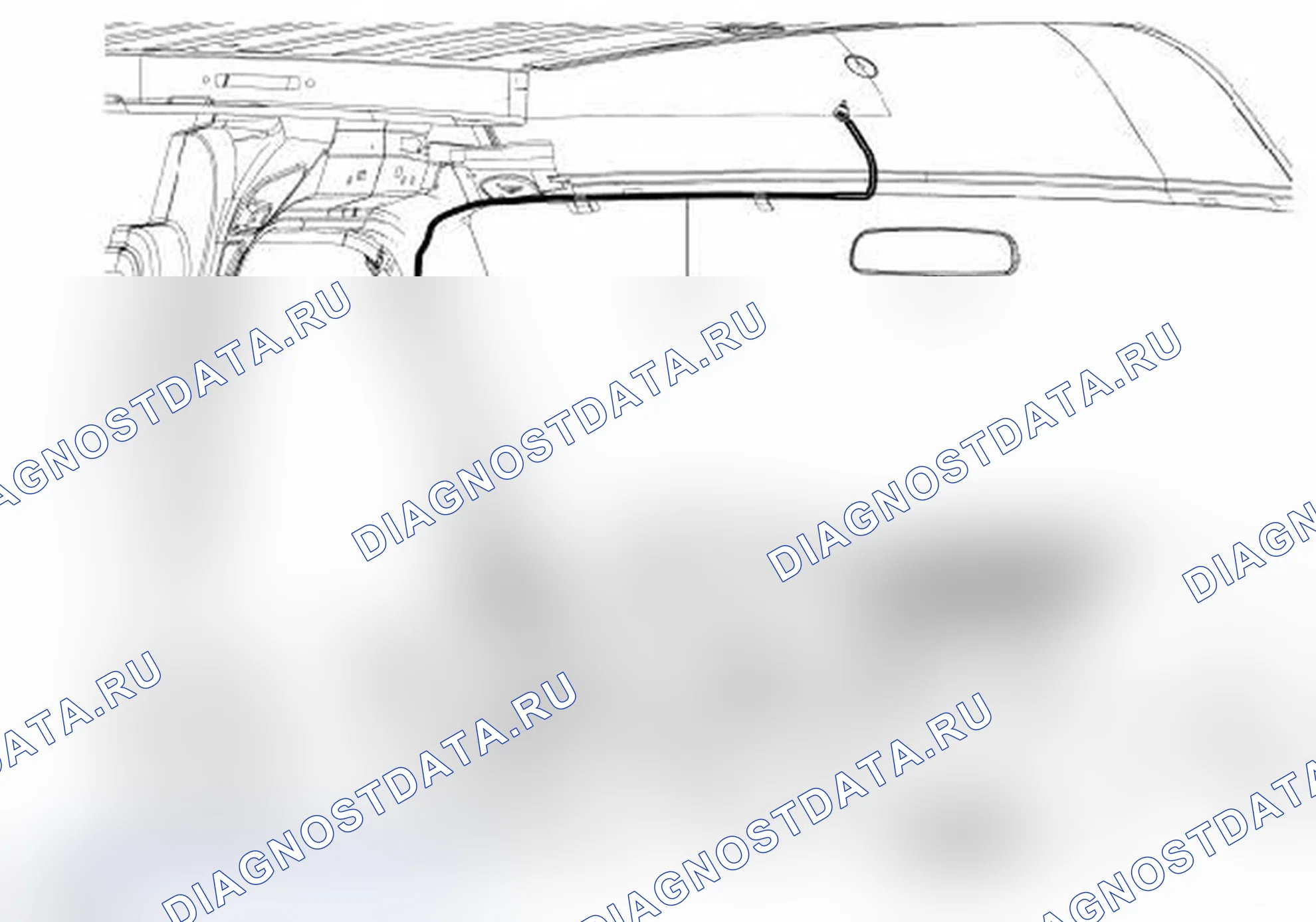 Рис. 31: Антенный кабель - AM/FM. Ford Transit Connect I рестайлинг