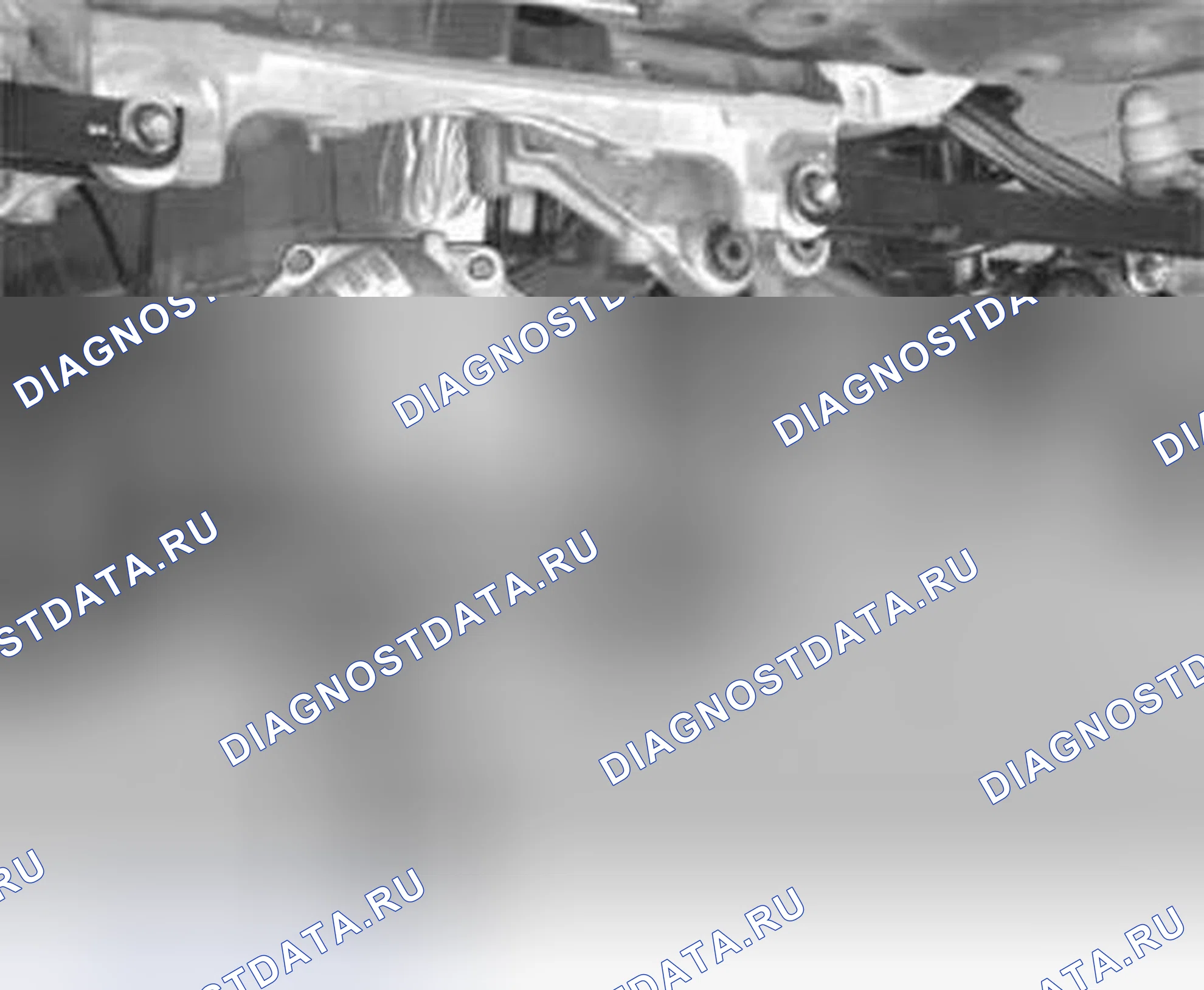 Рис. 617: Спуск конечного привода. Volvo S80 I рестайлинг