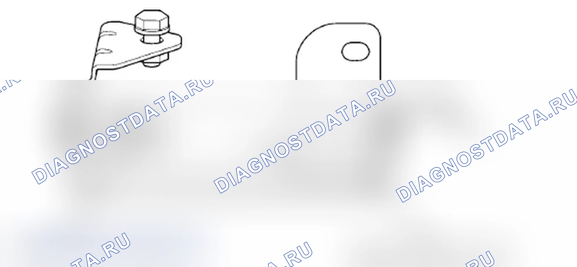Рис. 225: Разъем приемника XM для входов и выходов (без AcuraLink®). Acura TL IV рестайлинг